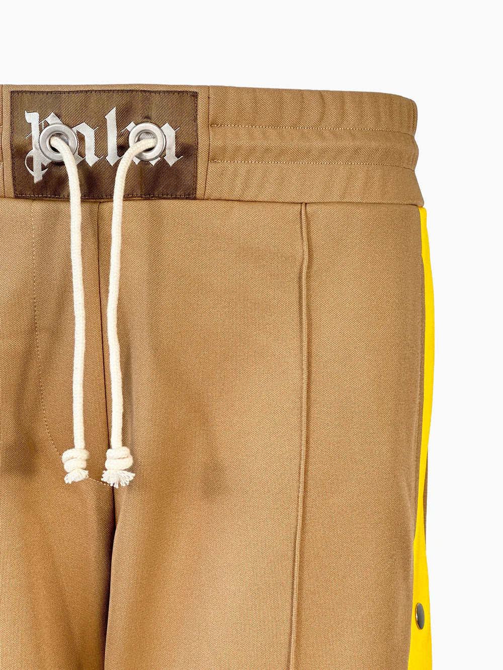 Palm Angels  Beige Button Down Tracksuit Pants