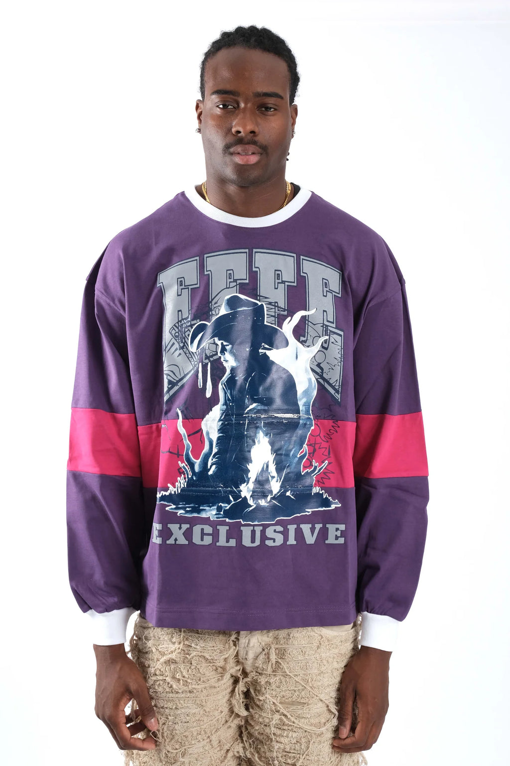 Effemme Long Sleeve Bandavion Purple