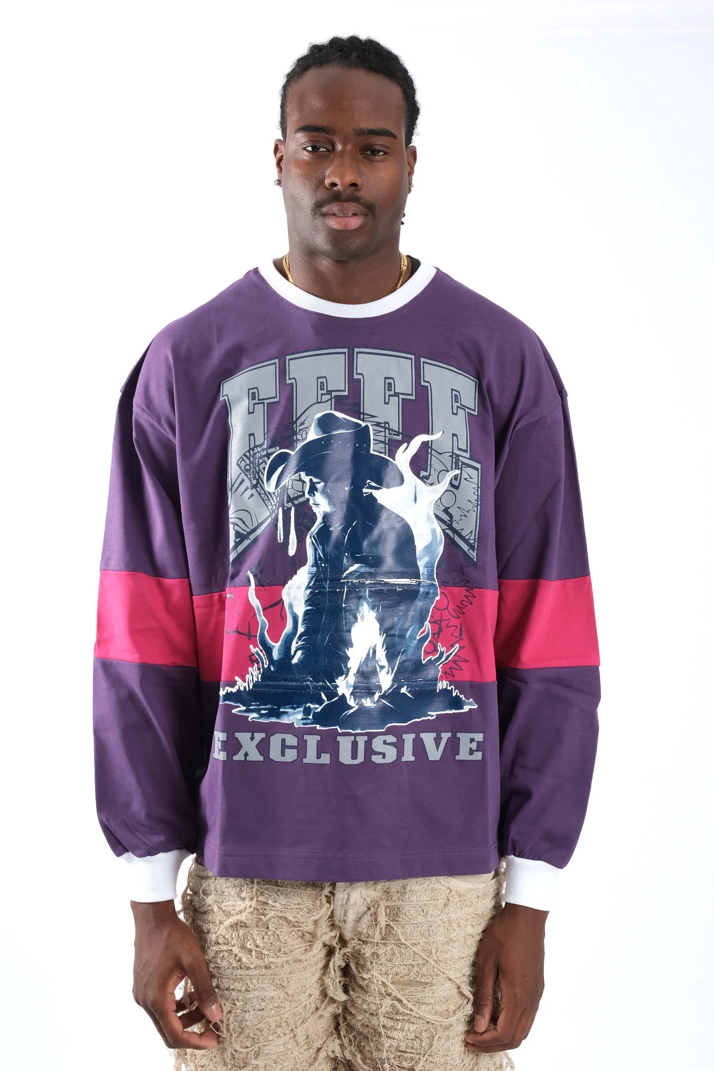 Effemme Long Sleeve Bandavion Purple