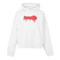 Palm Angels Hoodie Spray White Red