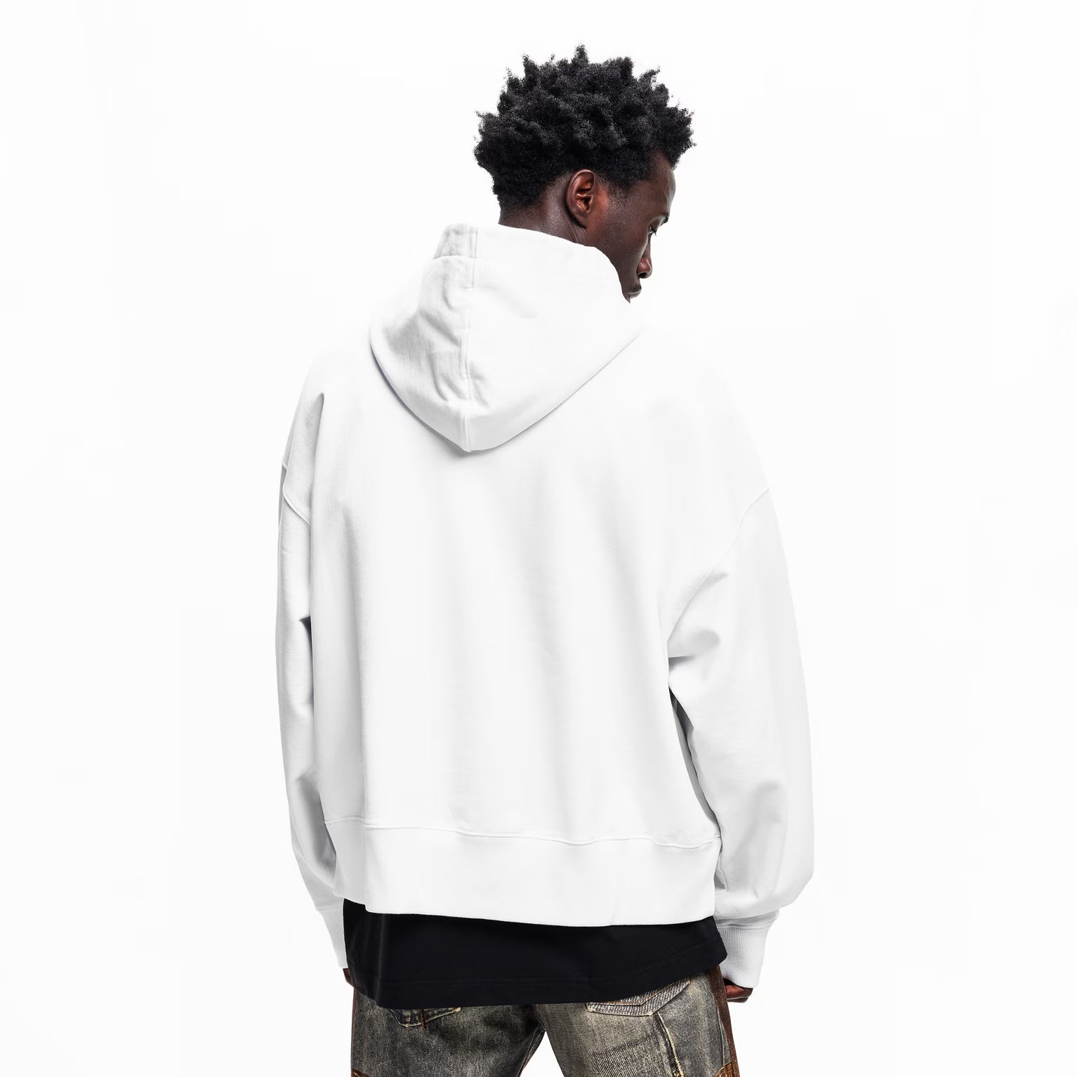 Palm Angels Hoodie Spray White Red