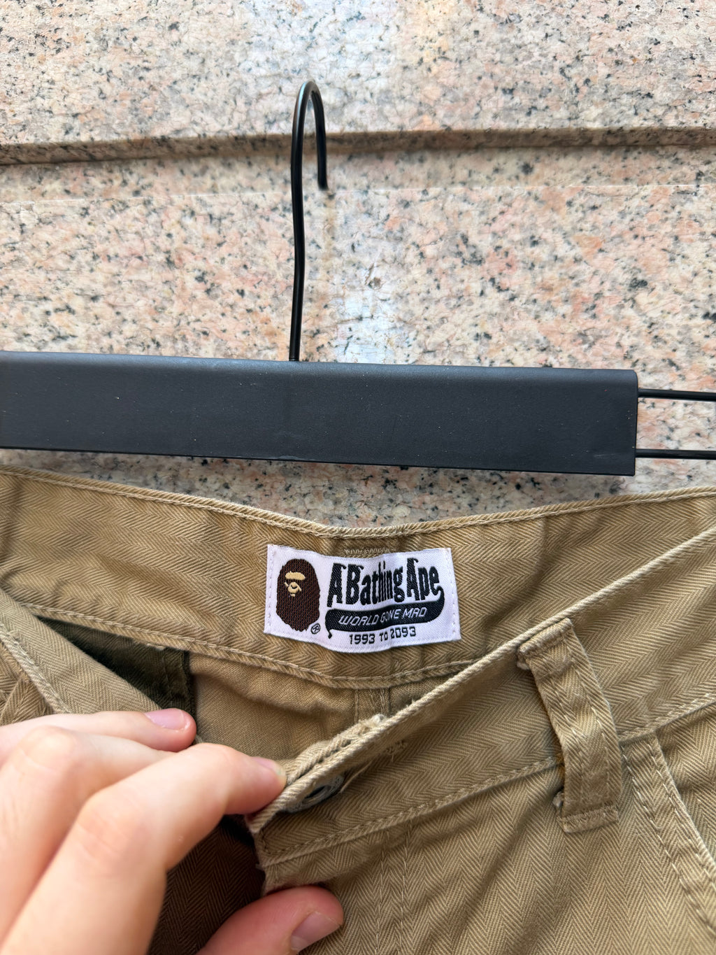 A Bathing Ape Bape Short Beige - L (USED)