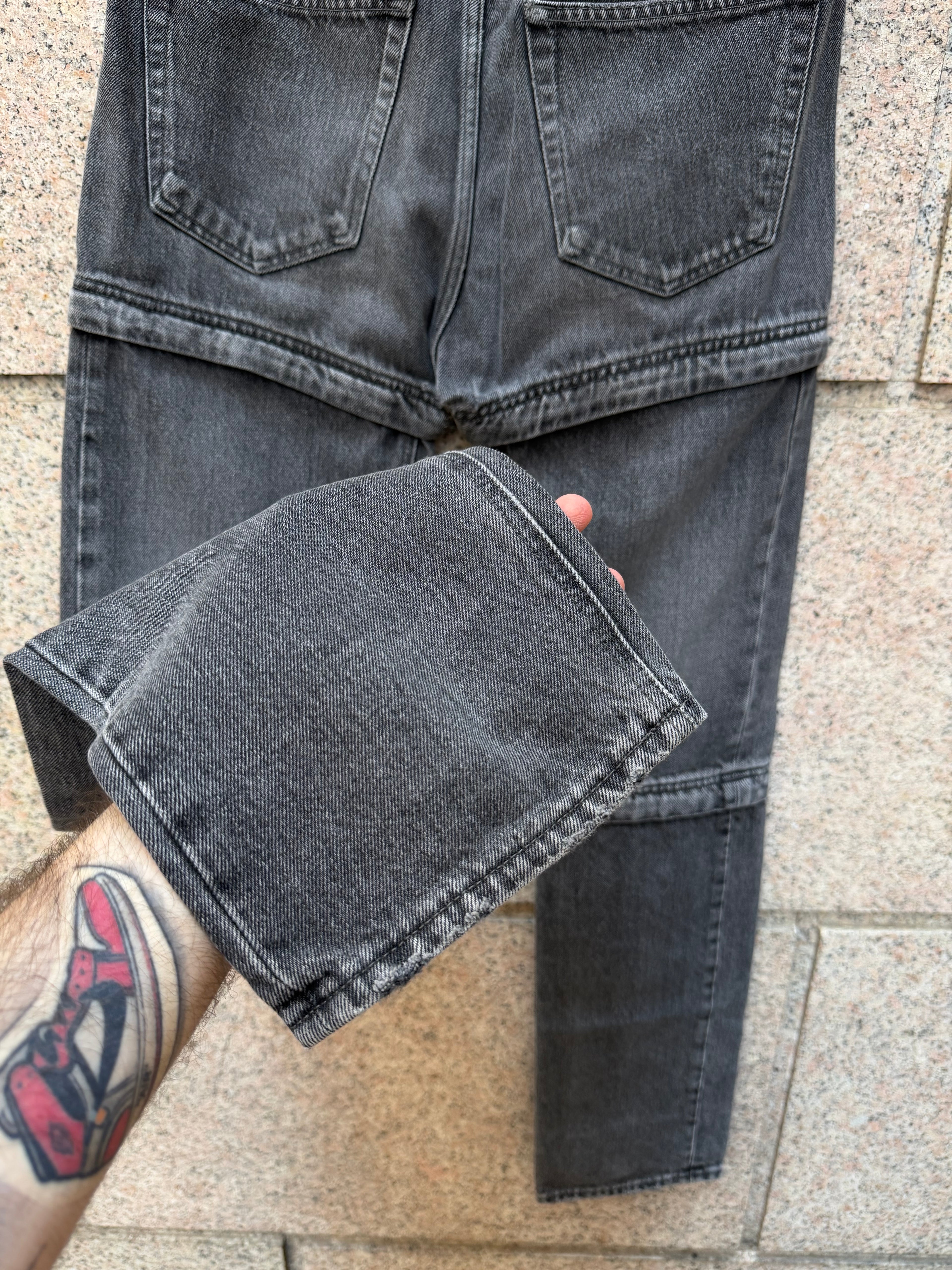 Balenciaga Hybrid Trompe L' Oeil Zip Denim - US30 (USED)
