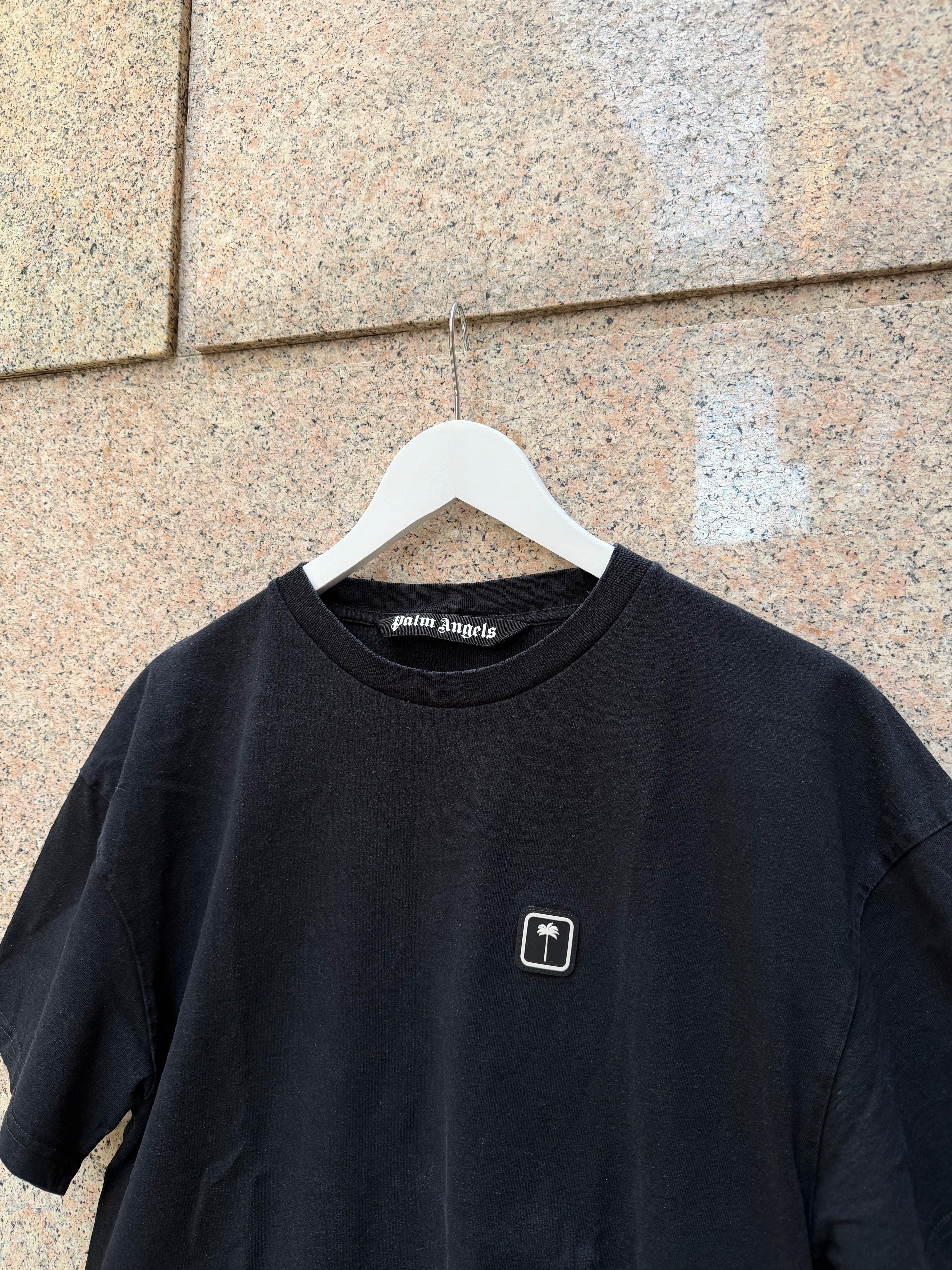 Palm Angels Black Mini Patch T-Shirt - M (USED)