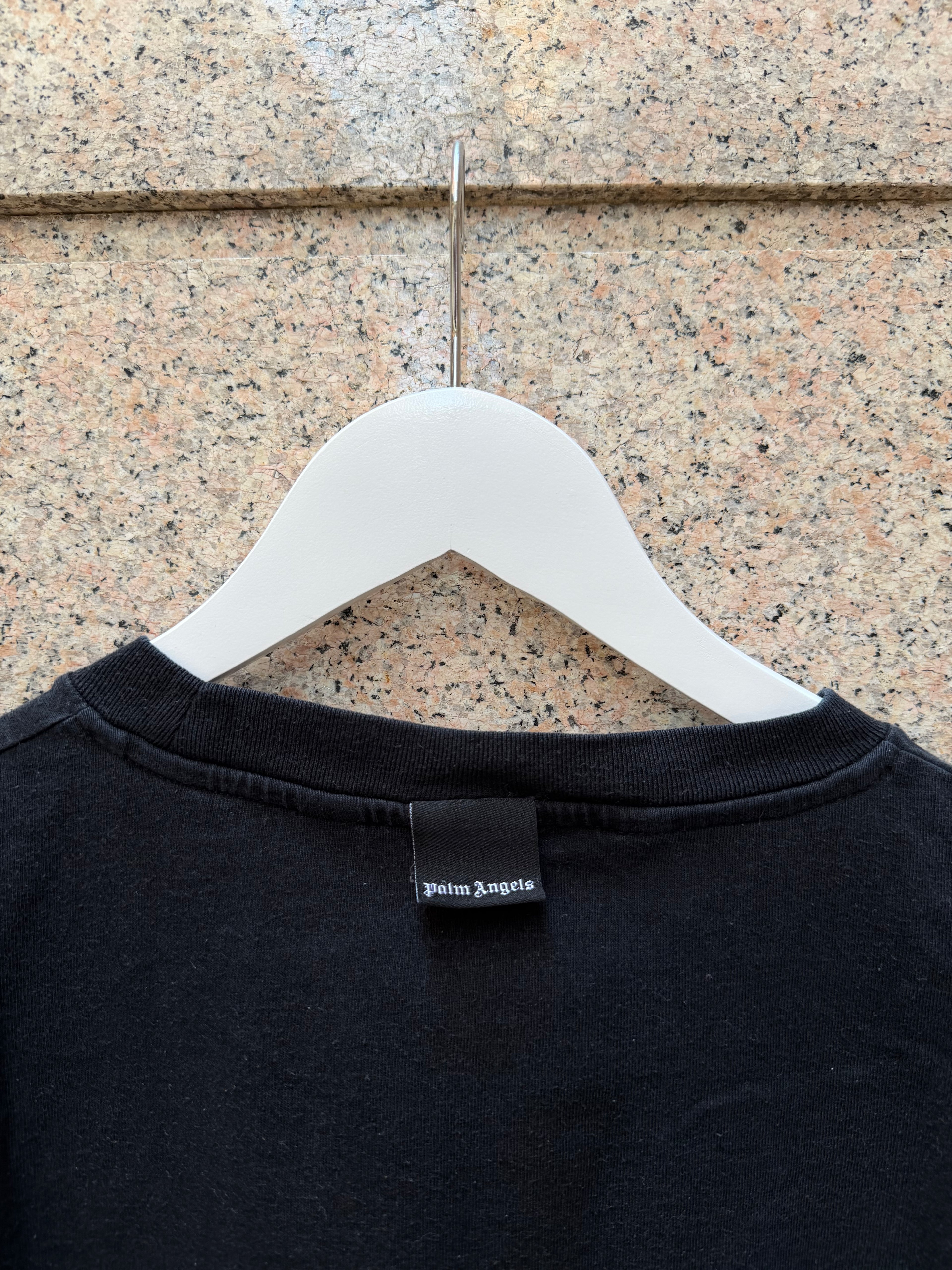 Palm Angels Black Mini Patch T-Shirt - M (USED)