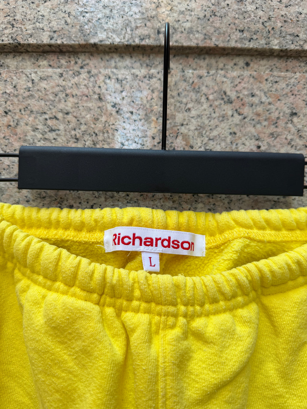 Richardson X PHPNC Sweatpants Yellow Logo Pants- L (USED)