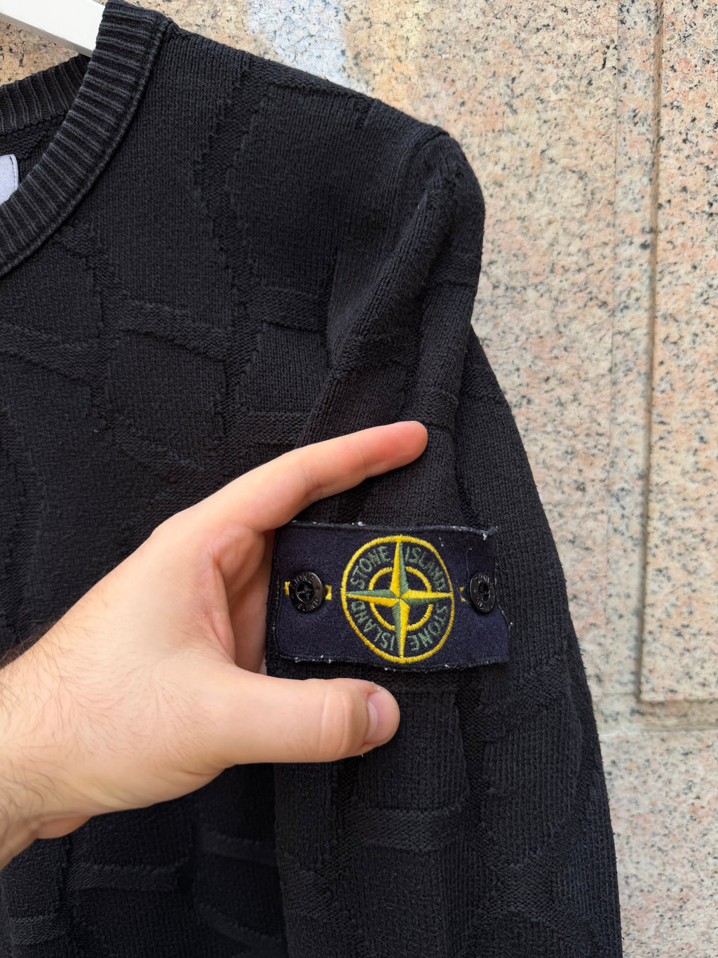 Stone Island Black Knit - S (USED)