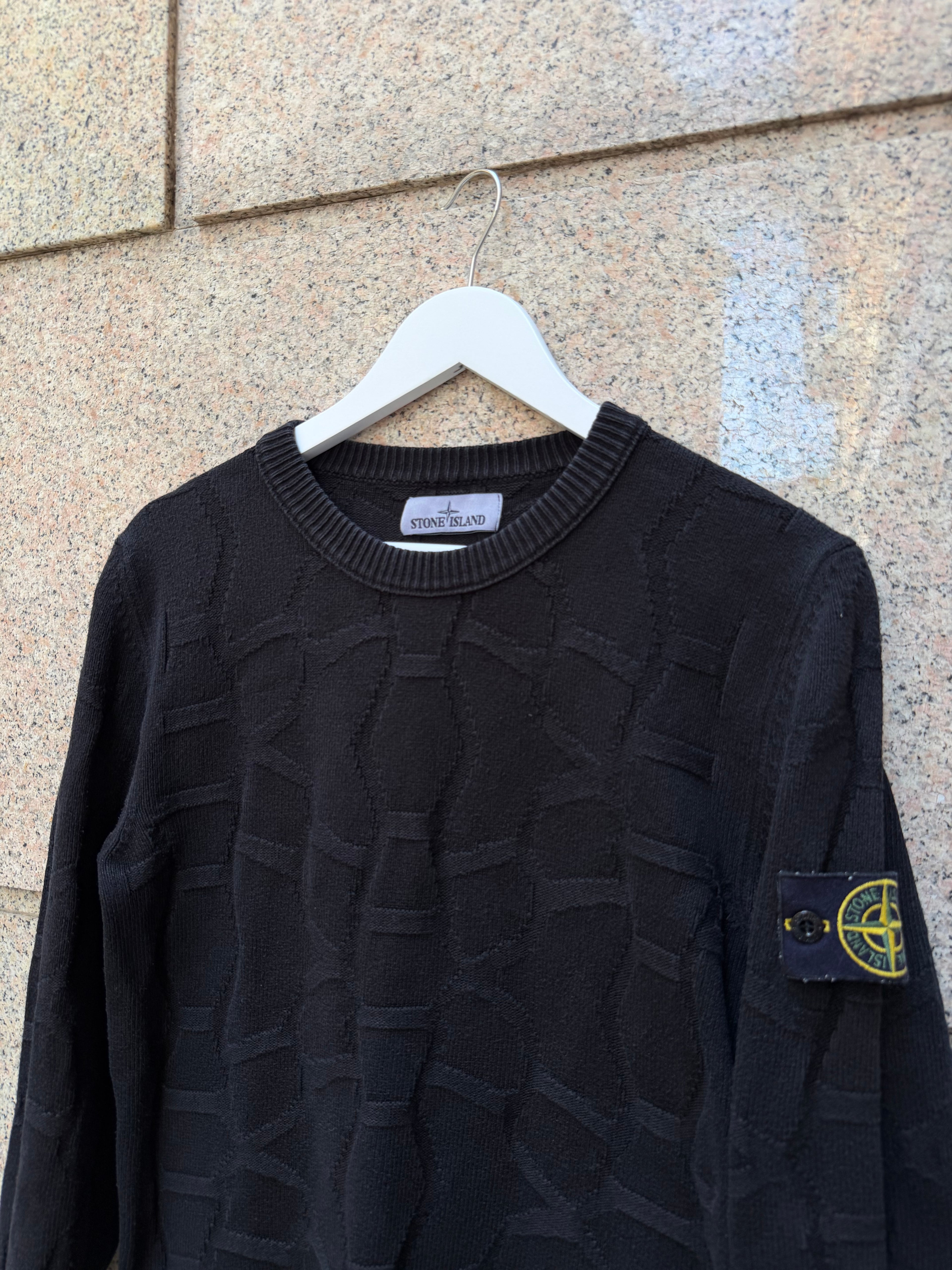 Stone Island Black Knit - S (USED)