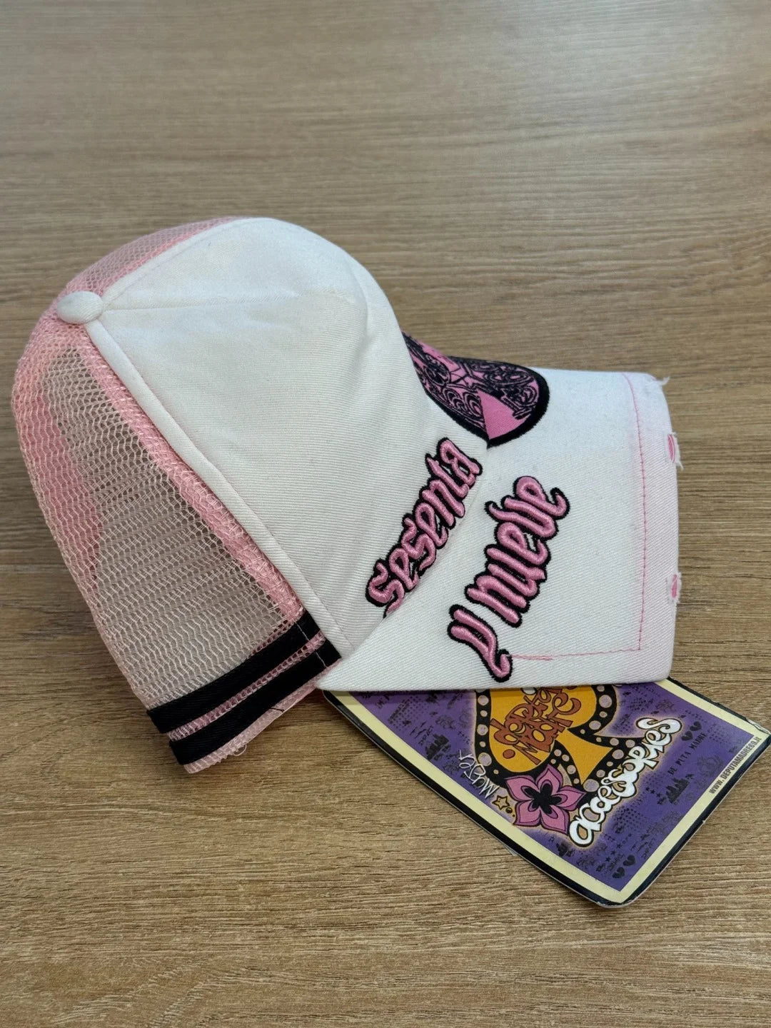 De Puta Madre 69 Cap White Pink