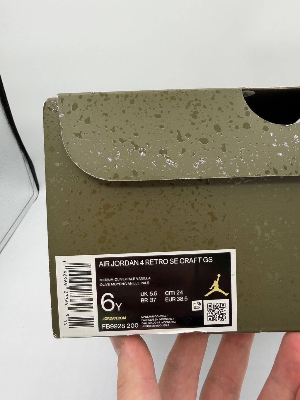 Jordan 4 Craft Olive - 38,5Eu (USED)