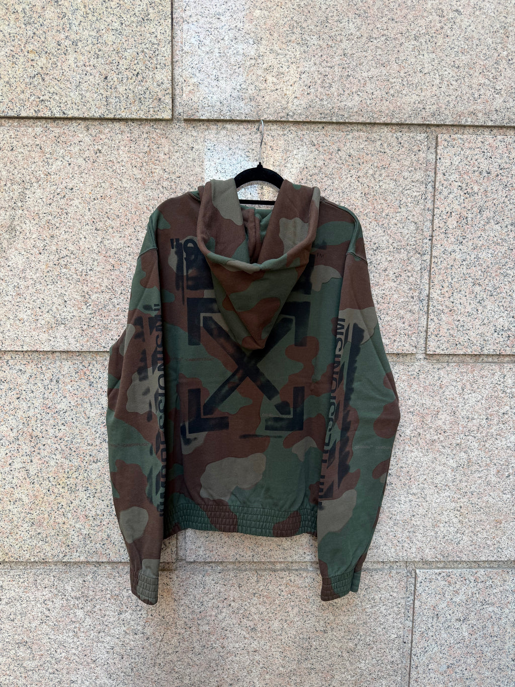Off-White Impressionism Zip Camo Hoodie - M (USED)