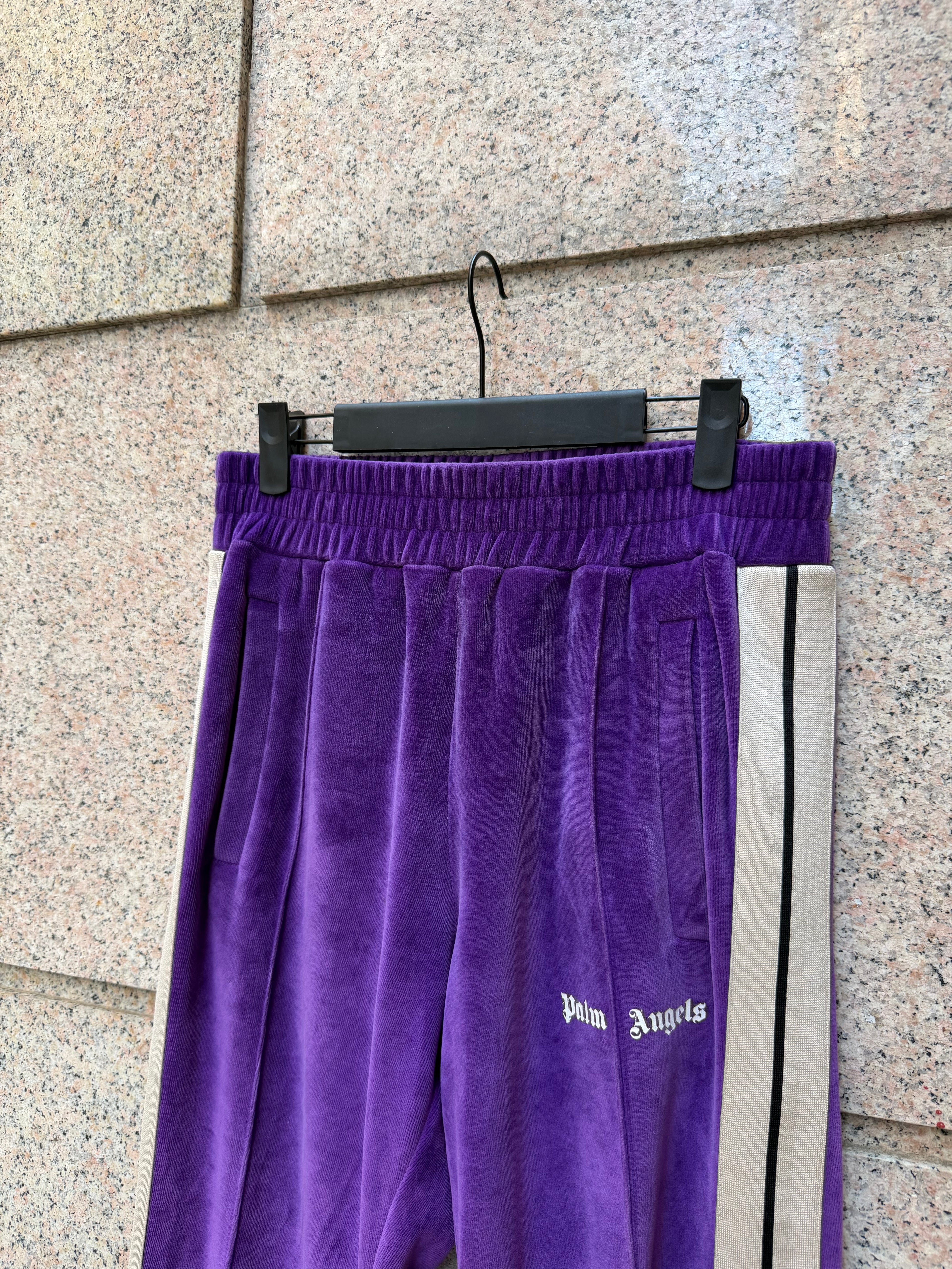 Palm Angels Track Pants Velvet Purple - S (USED)