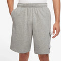 Nike Shorts Cargo NSW Club French Terry - Grey Heather/Matte Silver/White