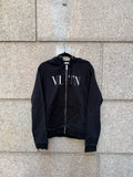 Valentino Zip Black Hoodie - S (USED)
