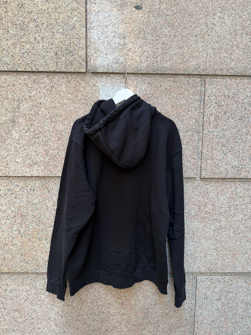 Palm Angels Hoodie Spray Logo Black Paris -  XL (USED)
