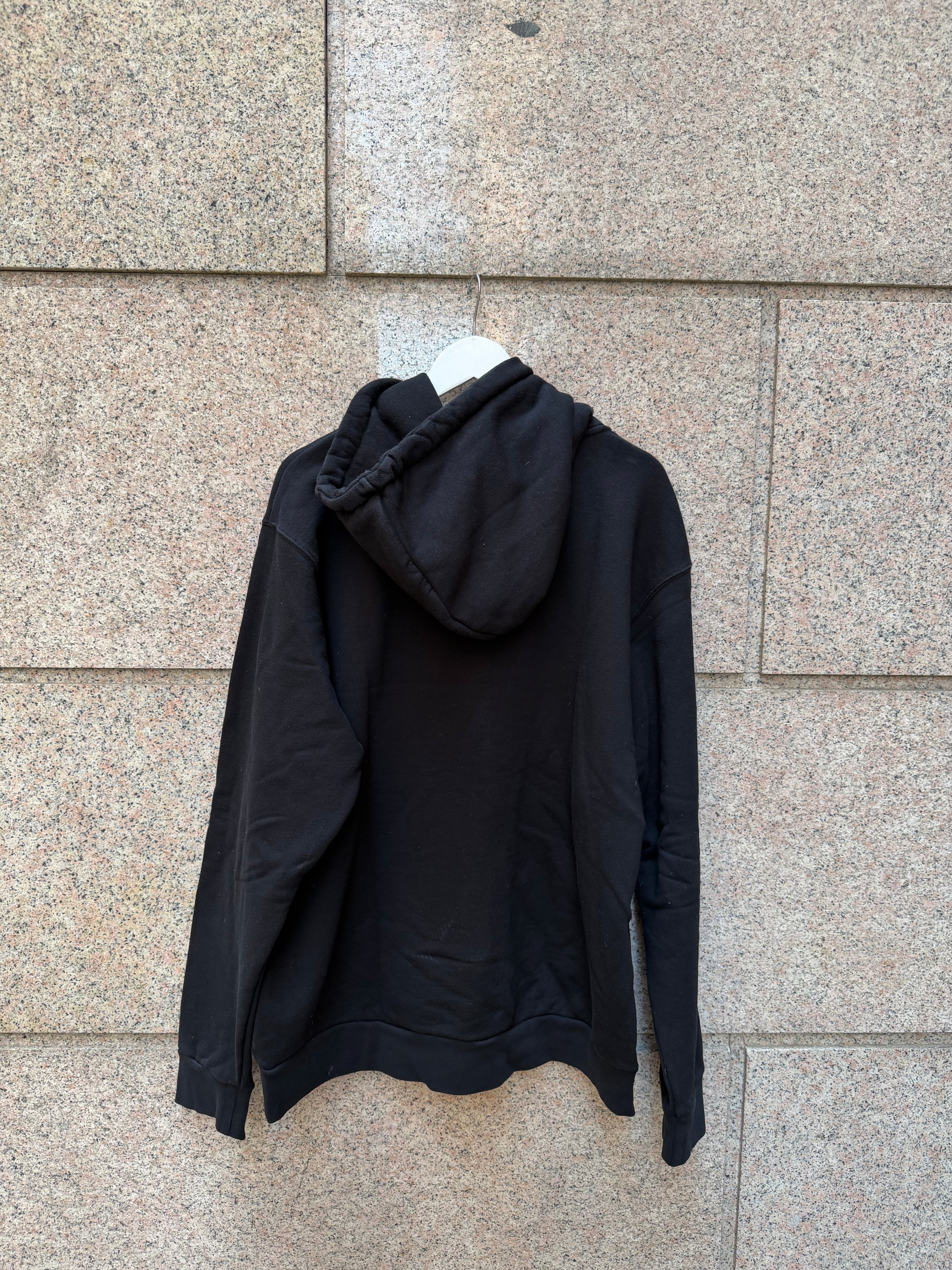 Palm Angels Hoodie Spray Logo Black Paris -  XL (USED)