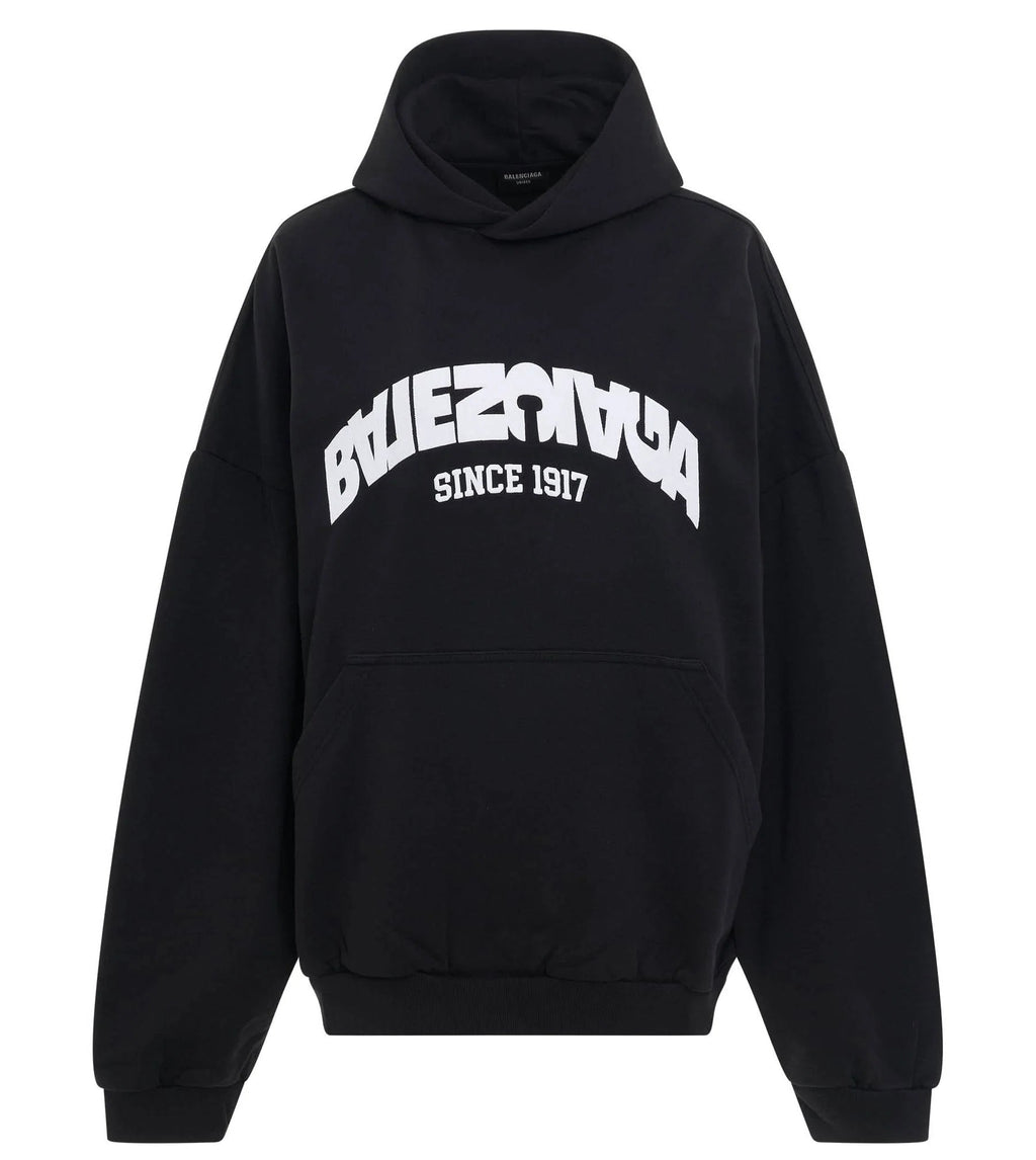 BALENCIAGA Black Back Flip Hoodie
