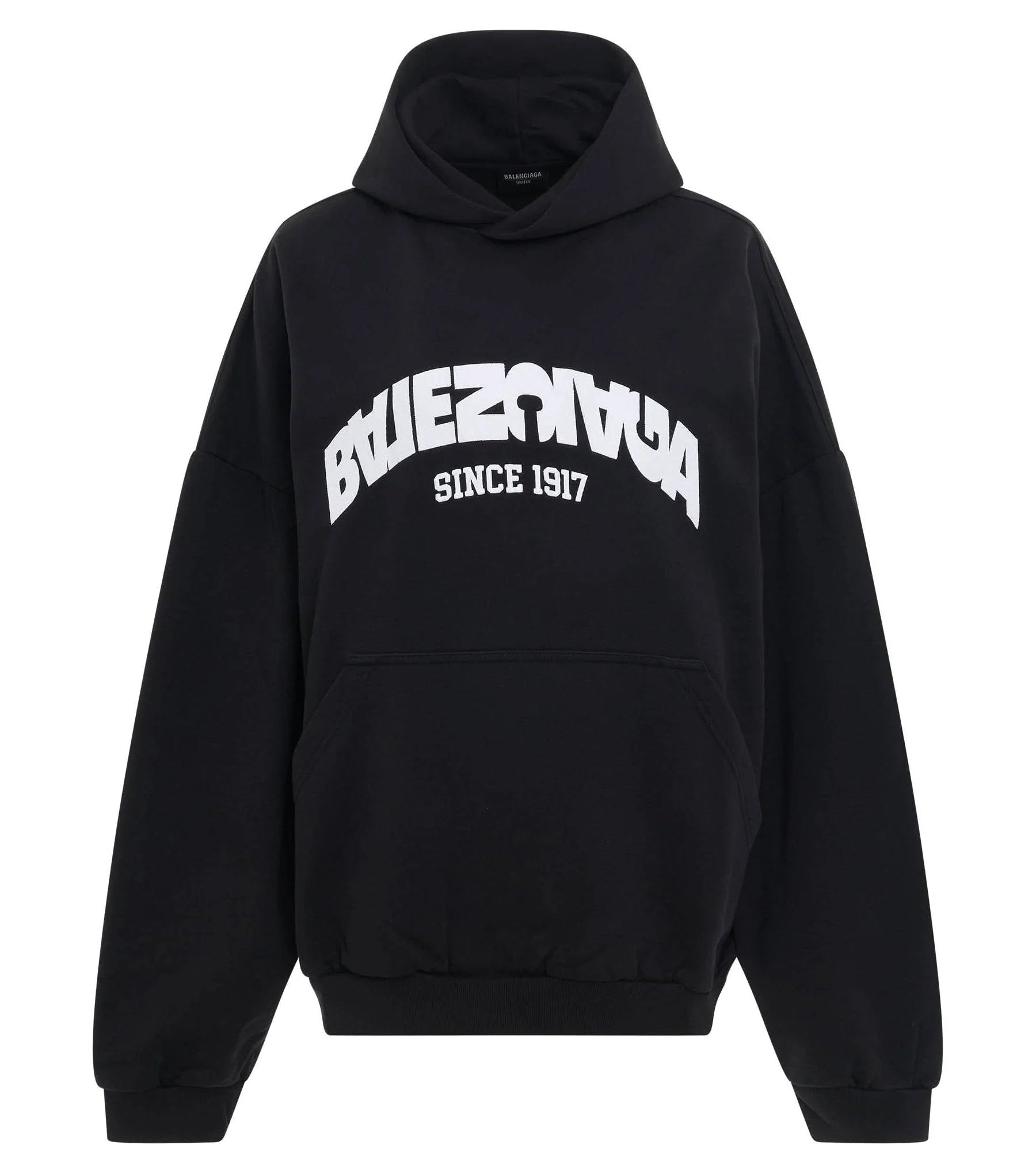 BALENCIAGA Black Back Flip Hoodie