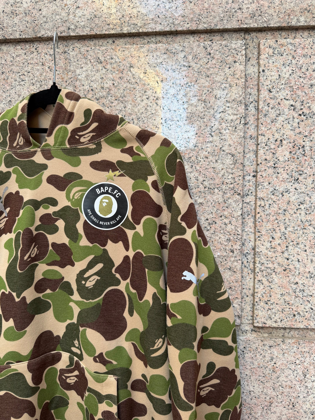 A Bathing Ape Bape X Puma Camo Hoodie SAMPLE 2015 - M (USED)