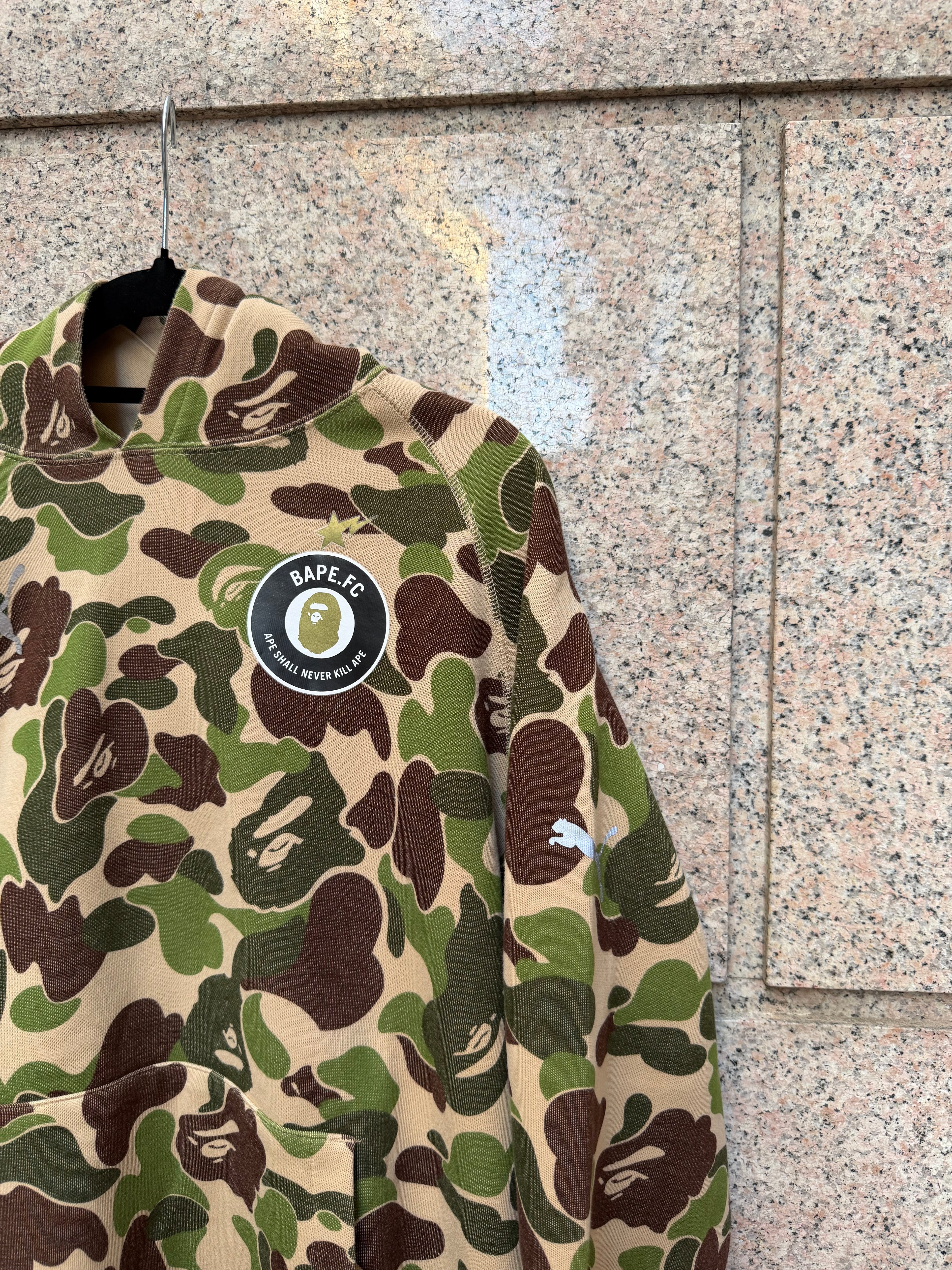A Bathing Ape Bape X Puma Camo Hoodie SAMPLE 2015 - M (USED)