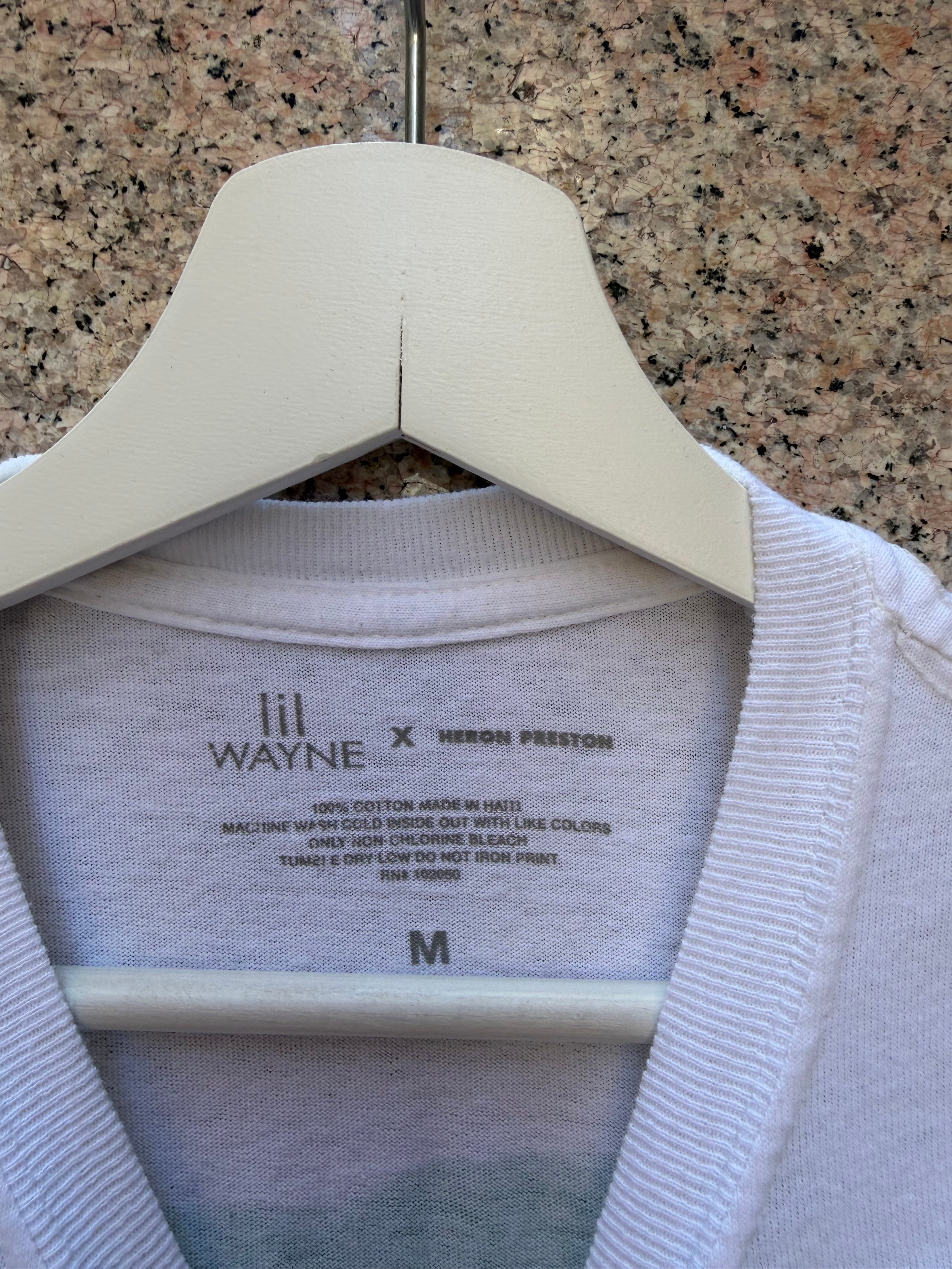 Heron Preston X Lil Wayne Carter V Tee White - M (USED)