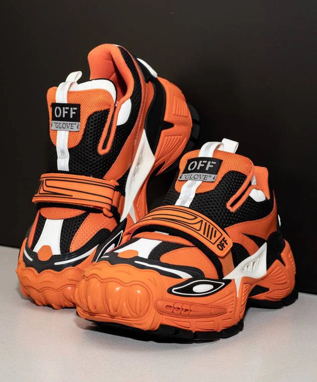 OFF-WHITE Glove Sneakers Orange