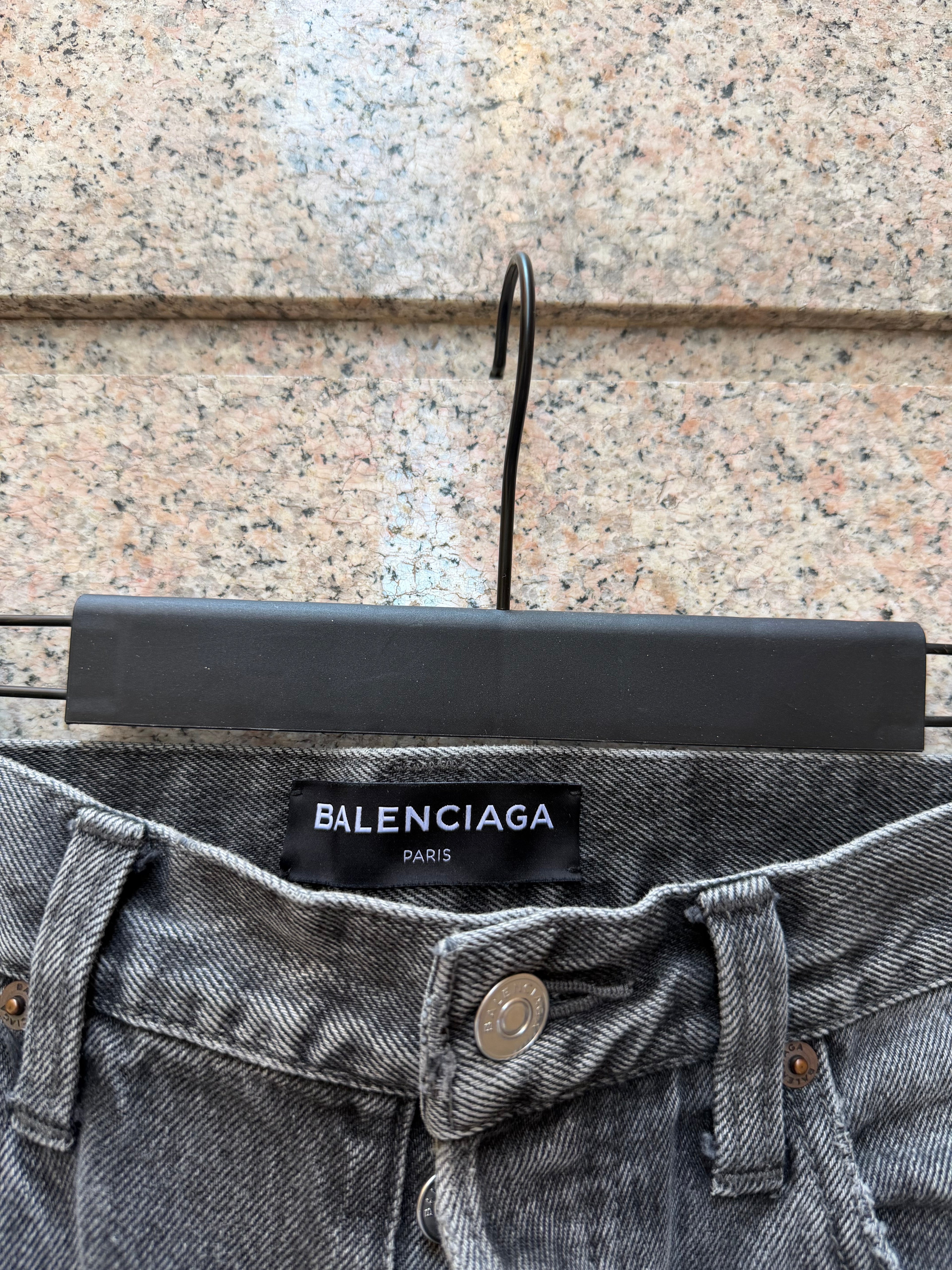 Balenciaga Hybrid Trompe L' Oeil Zip Denim - US30 (USED)