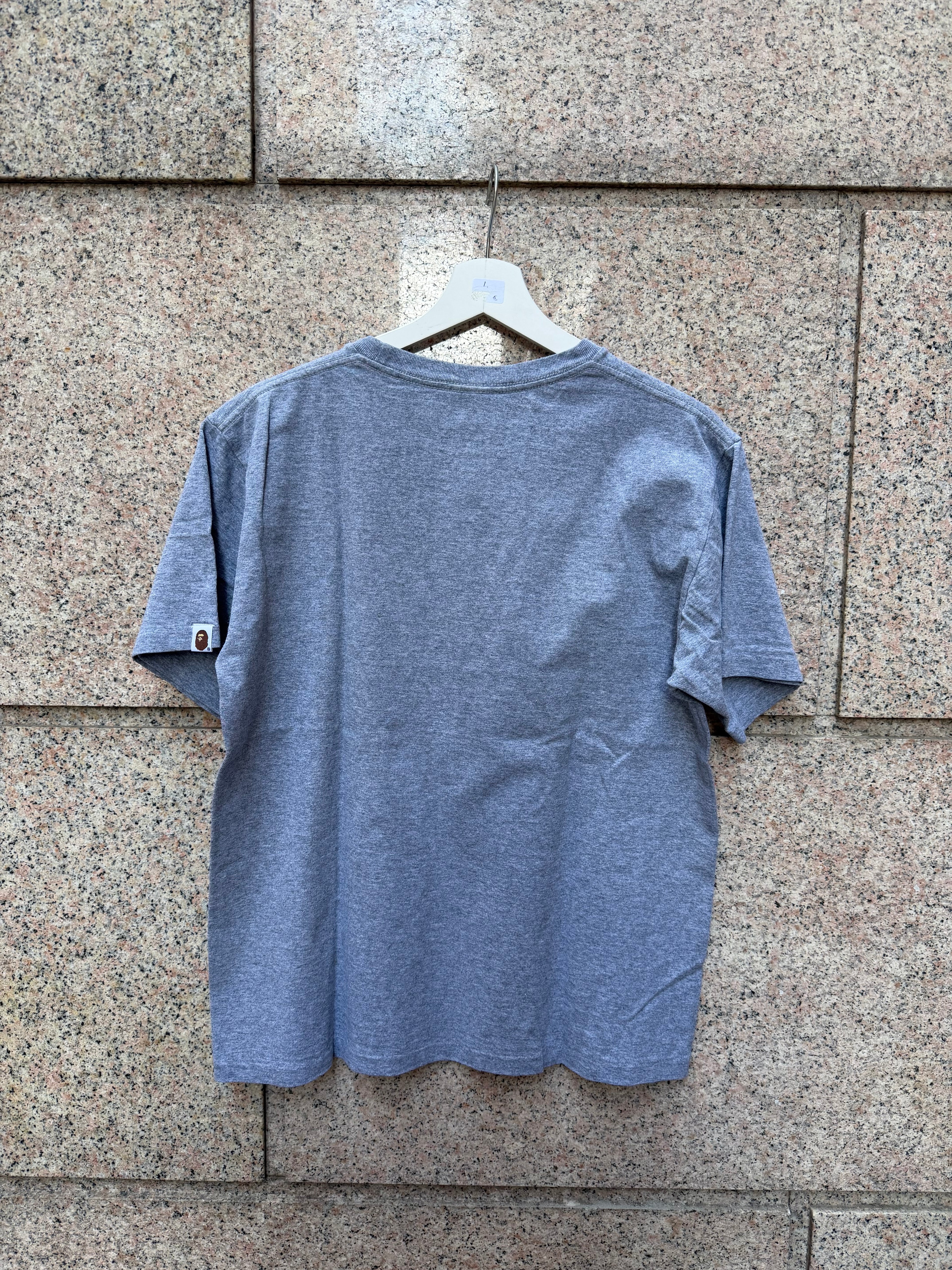 A Bathing Ape Bape Tee Shark Grey Camo - M (USED)