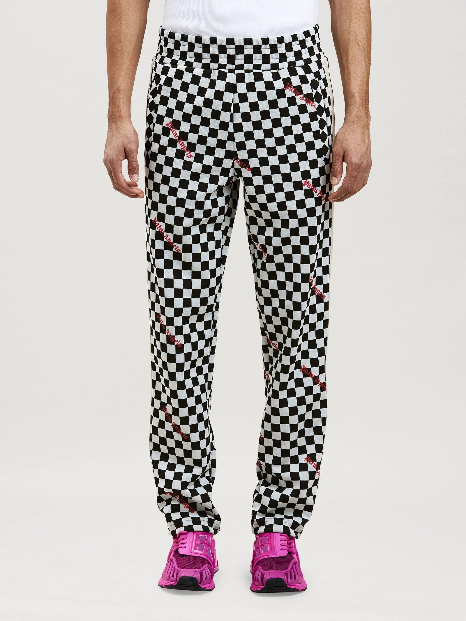 Palm Angels Jacquard Damier Classic Track Pants