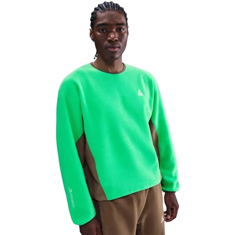 Nike U ACG Wolf Tree Crewneck Pile Green/Brown
