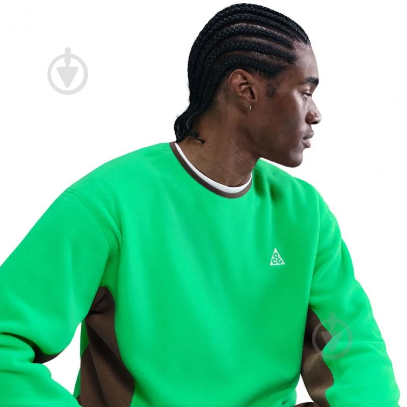 Nike U ACG Wolf Tree Crewneck Pile Green/Brown