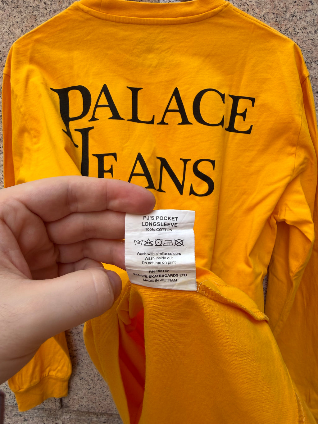 Palace PJ'S Pocket Longsleeve - L (USED)