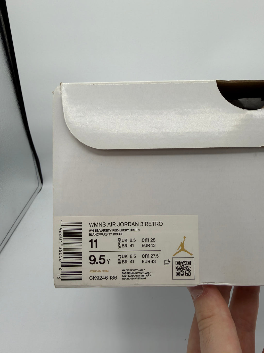 Jordan 3 Lucky Green - 43Eu (USED)