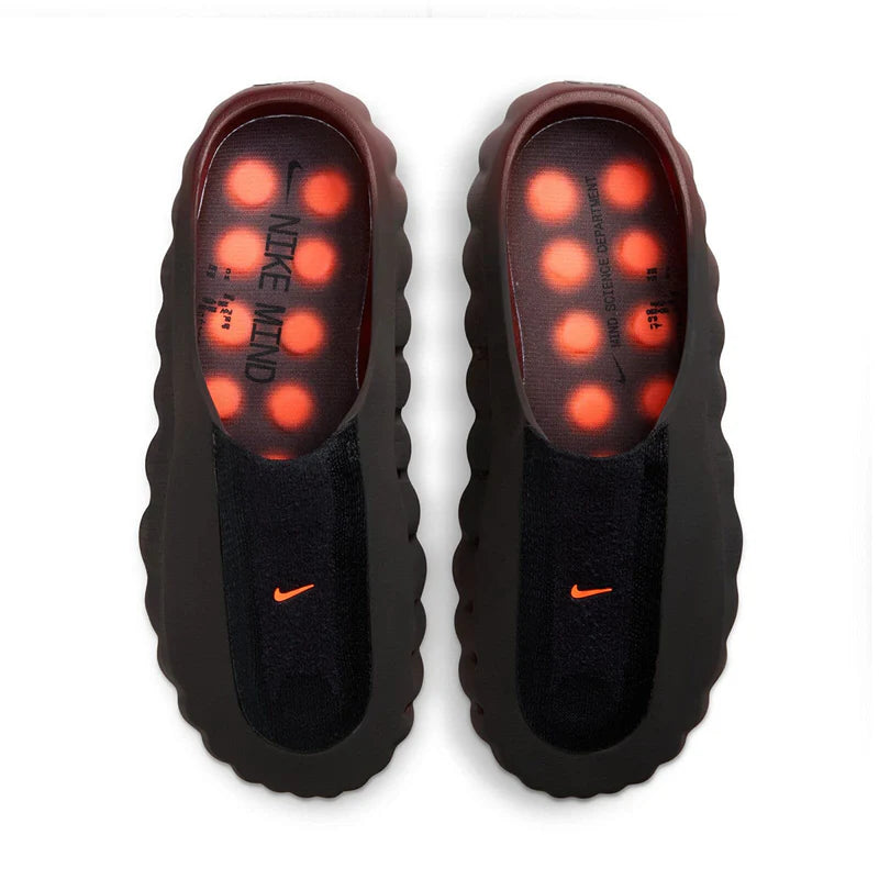 Nike Mind 001 Flyknit Slide Bronze Eclipse Total Orange