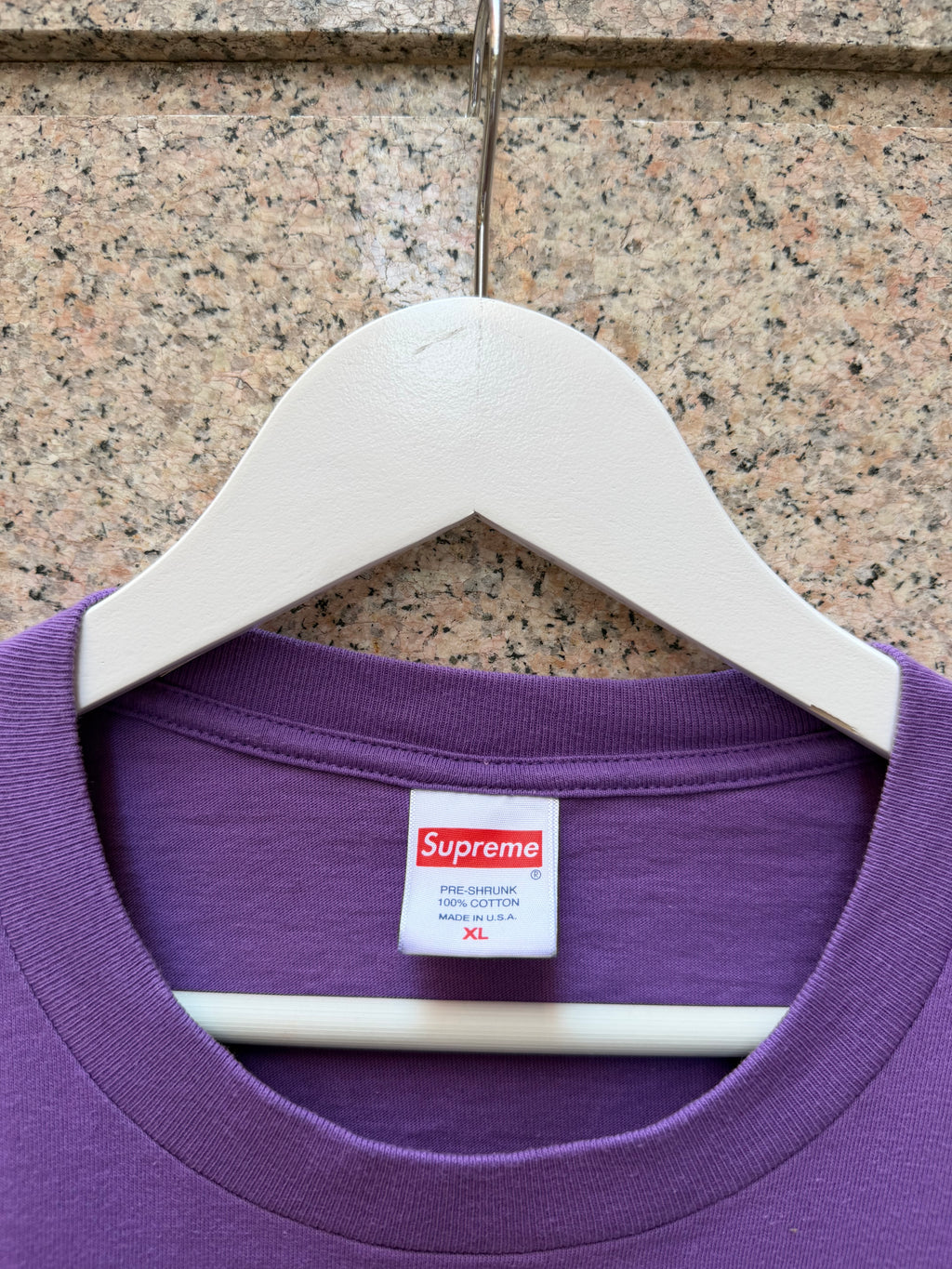Supreme Tee Motion Logo Purple - XL (USED)