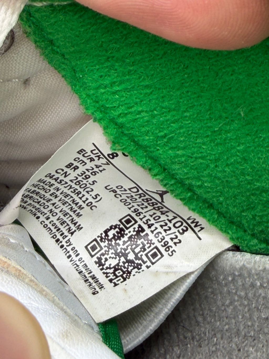Jordan 2 High Lucky Green - 41Eu (USED)