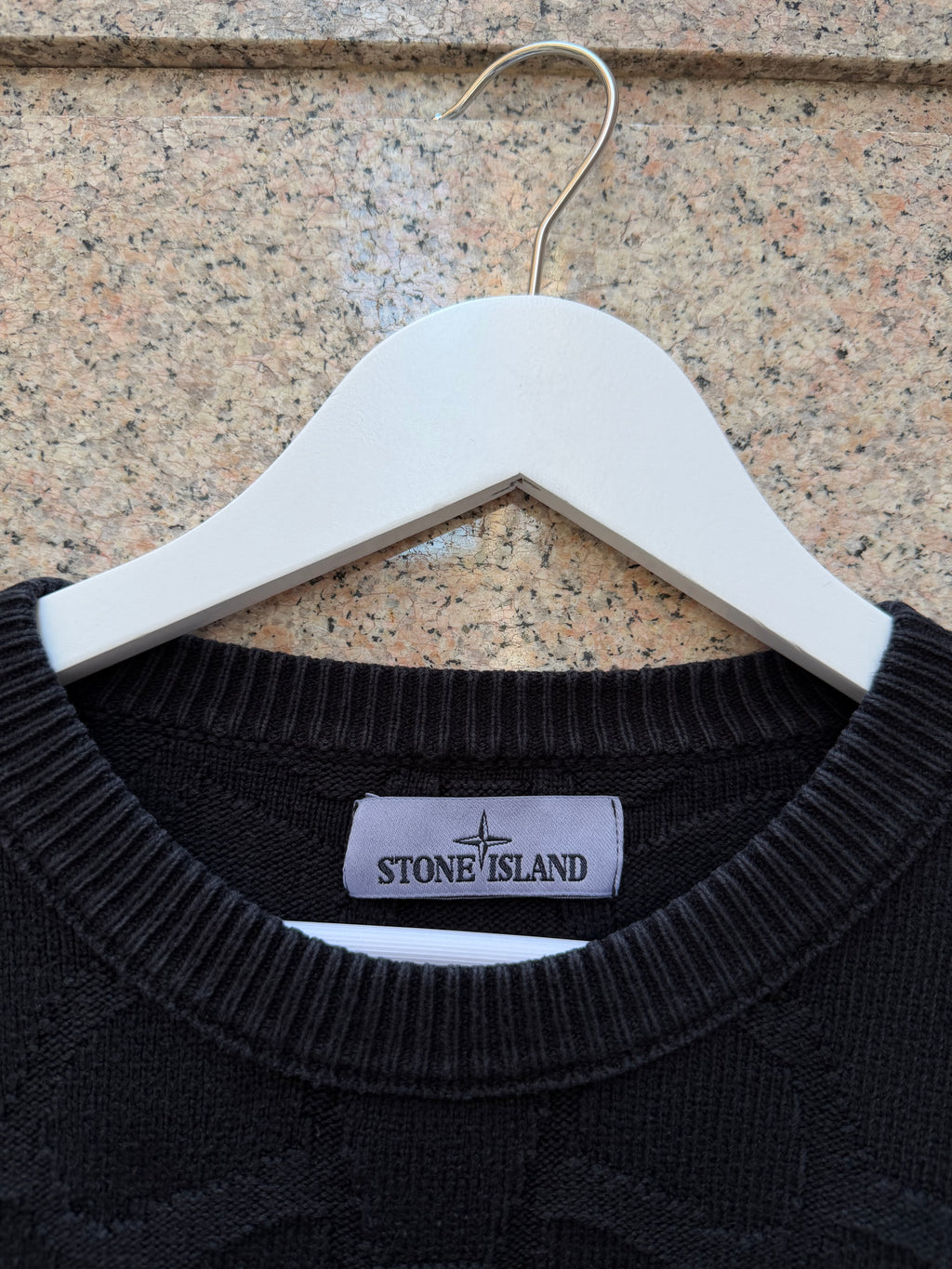 Stone Island Black Knit - S (USED)