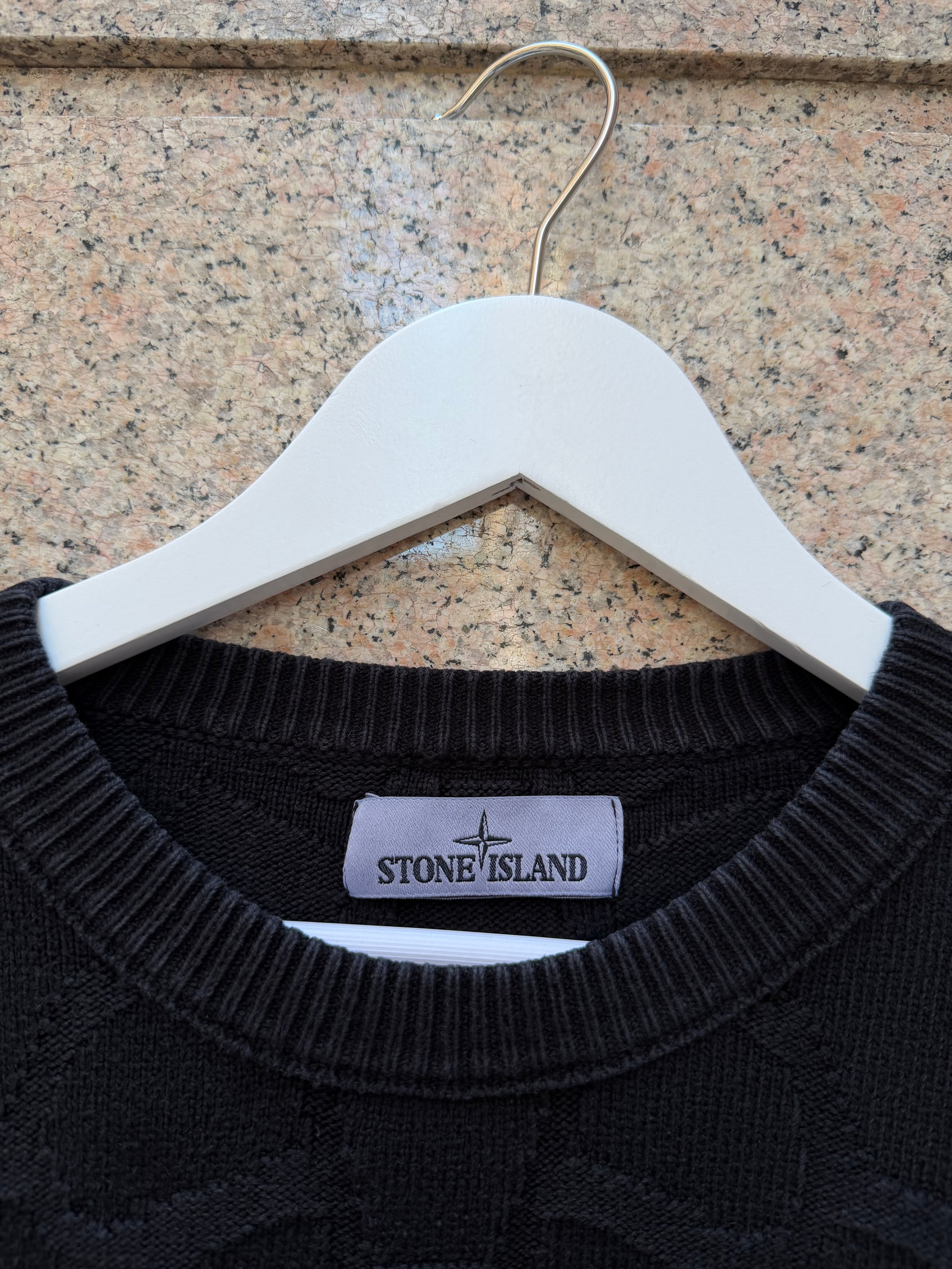Stone Island Black Knit - S (USED)