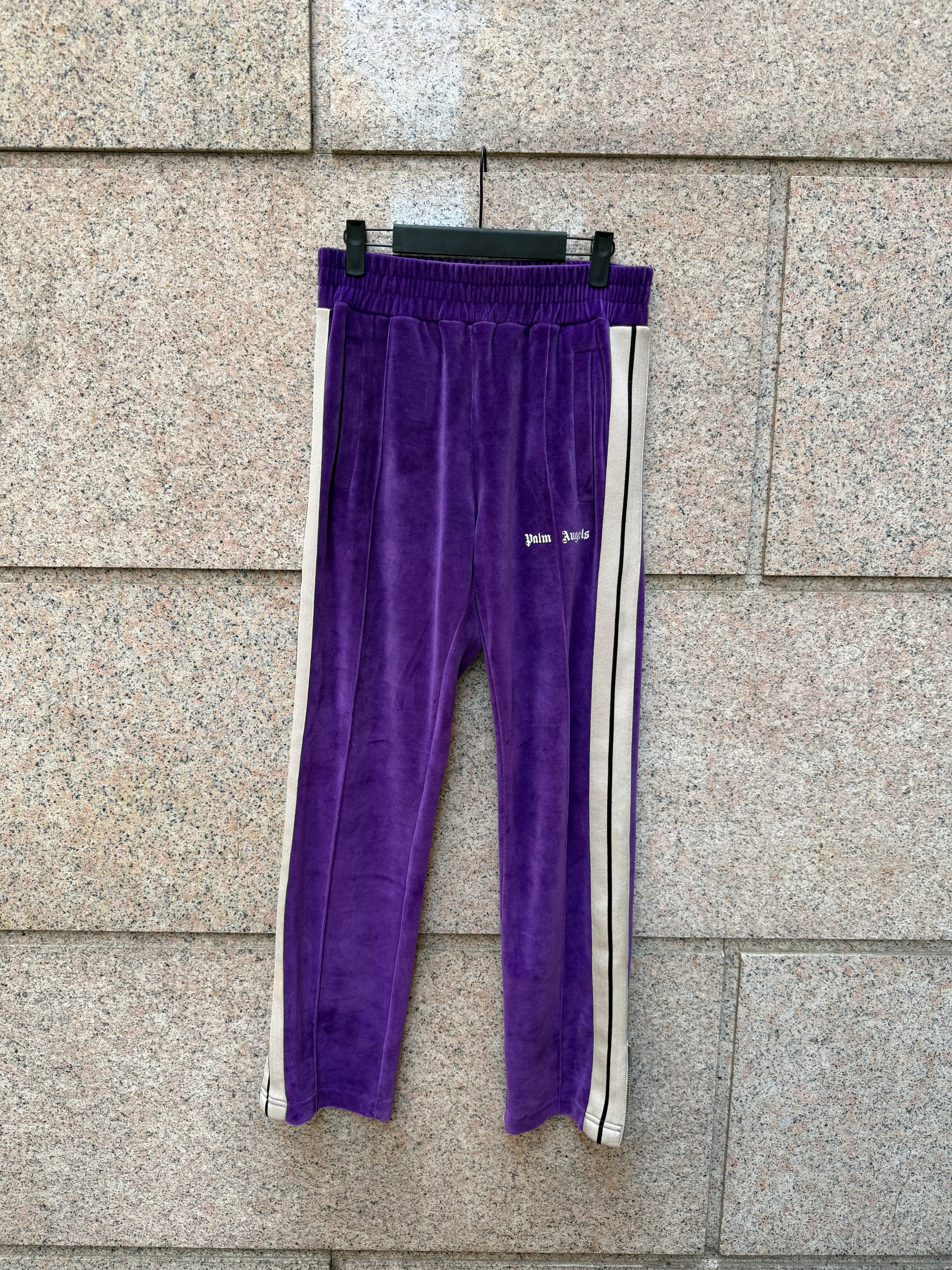 Palm Angels Track Pants Velvet Purple - S (USED)