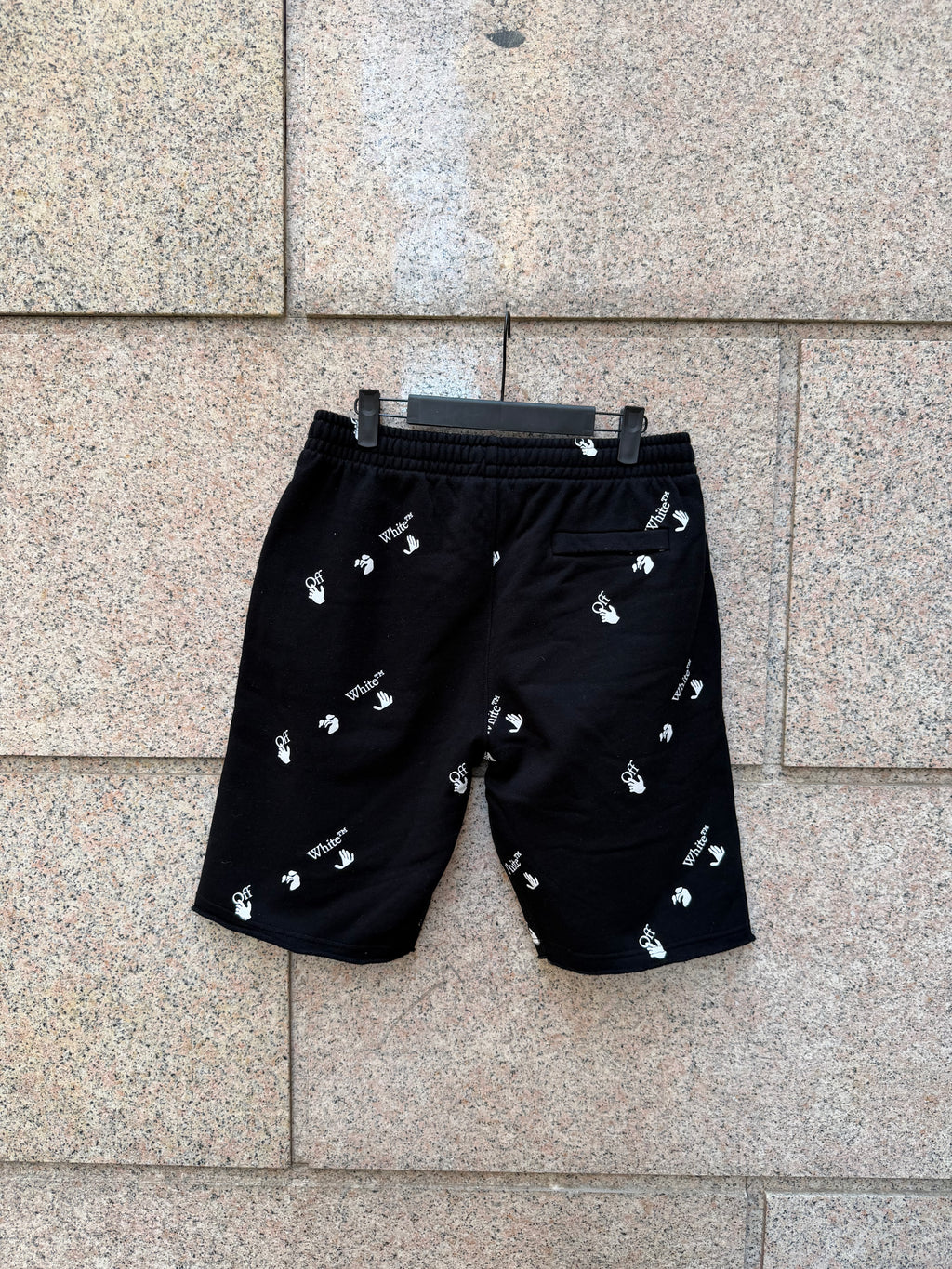 Off-White Shorts Multi Logo Black - M (USED)