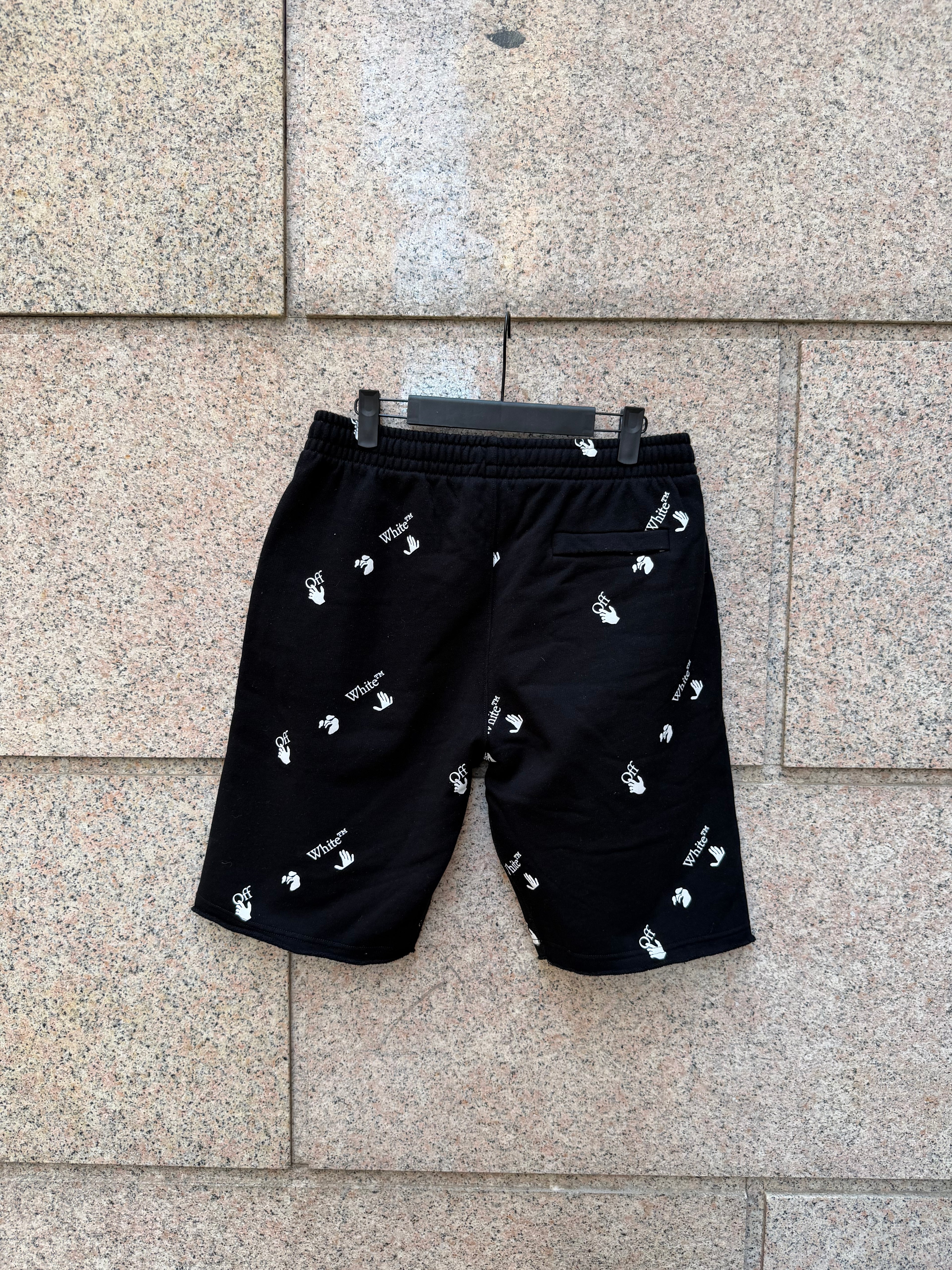 Off-White Shorts Multi Logo Black - M (USED)
