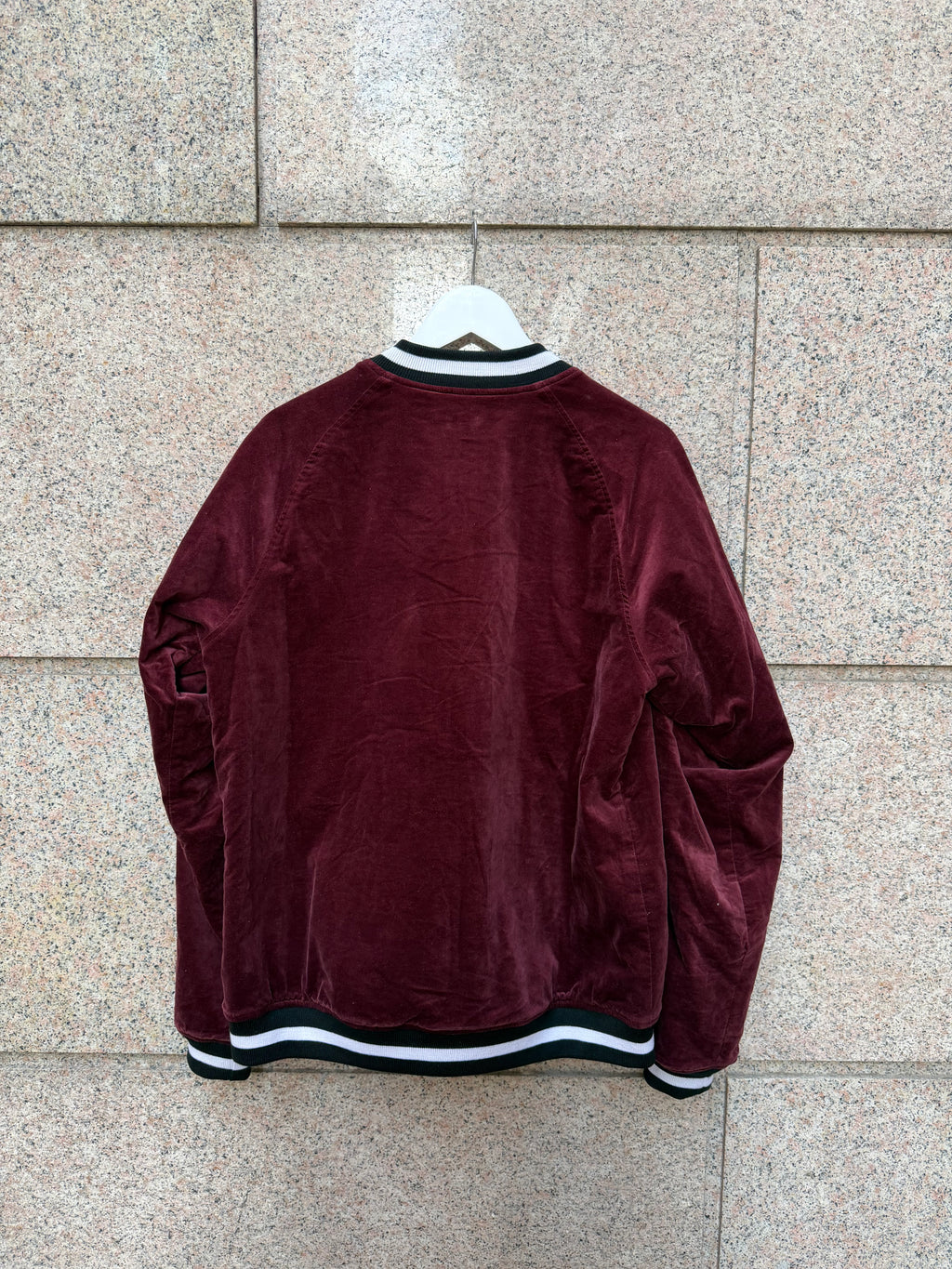 A Bathing Ape Bape Varsity Bomber Jacket - L (USED)