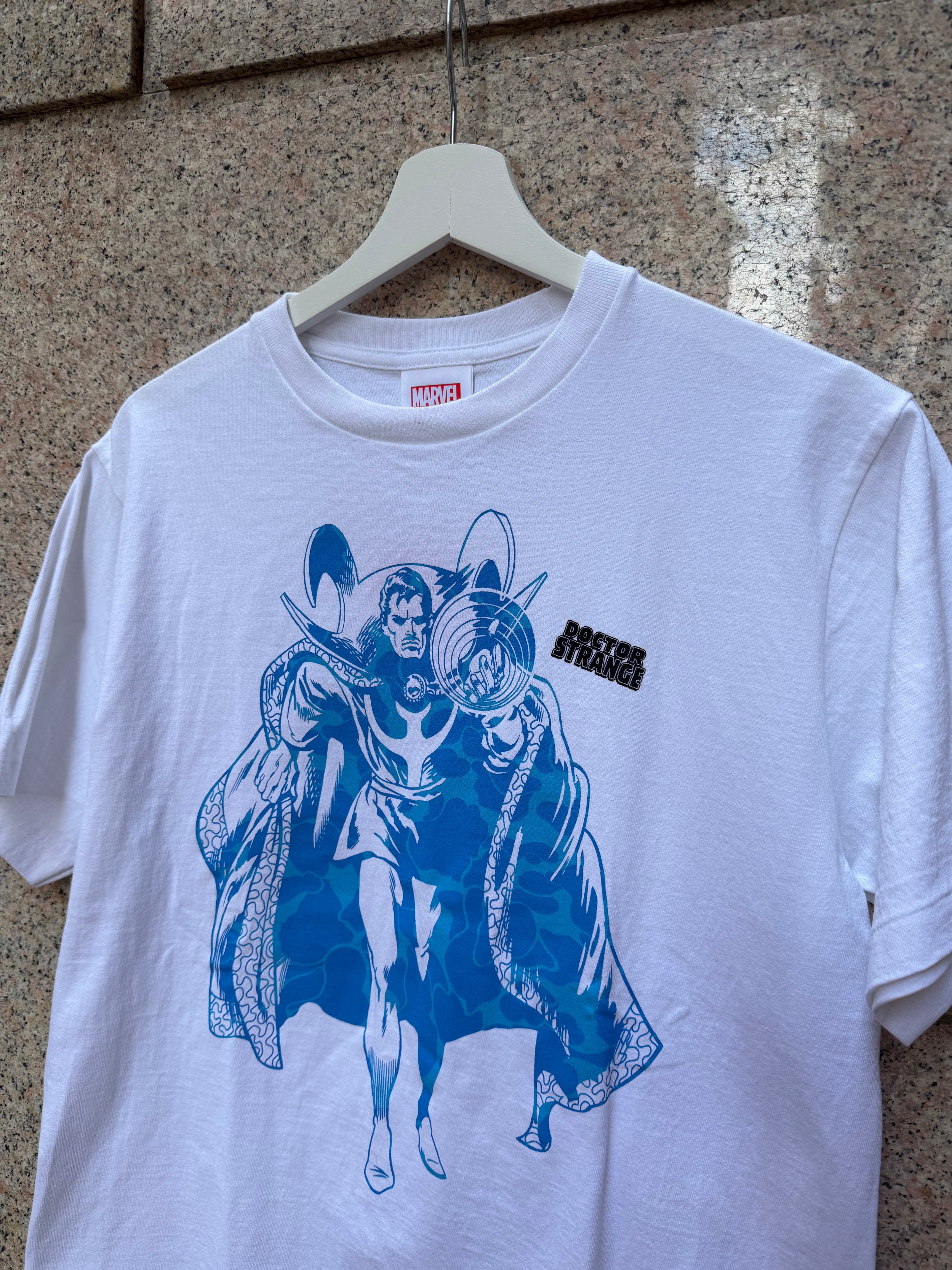 A Bathing Ape Bape X Marvel Doctor Strange Tee White - M (USED)