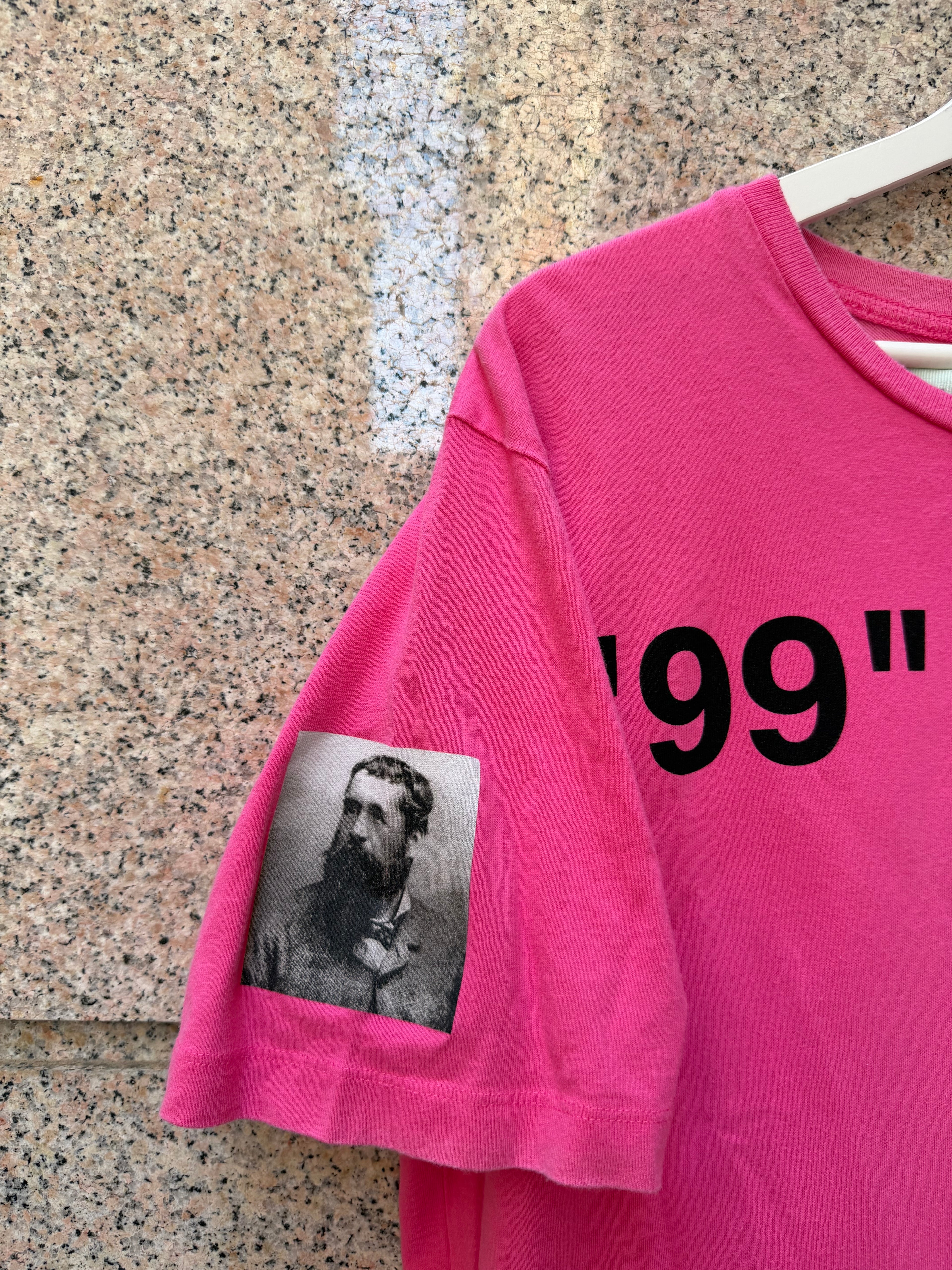 Off-White Impressionism Tee Pink FW18 - L (USED)