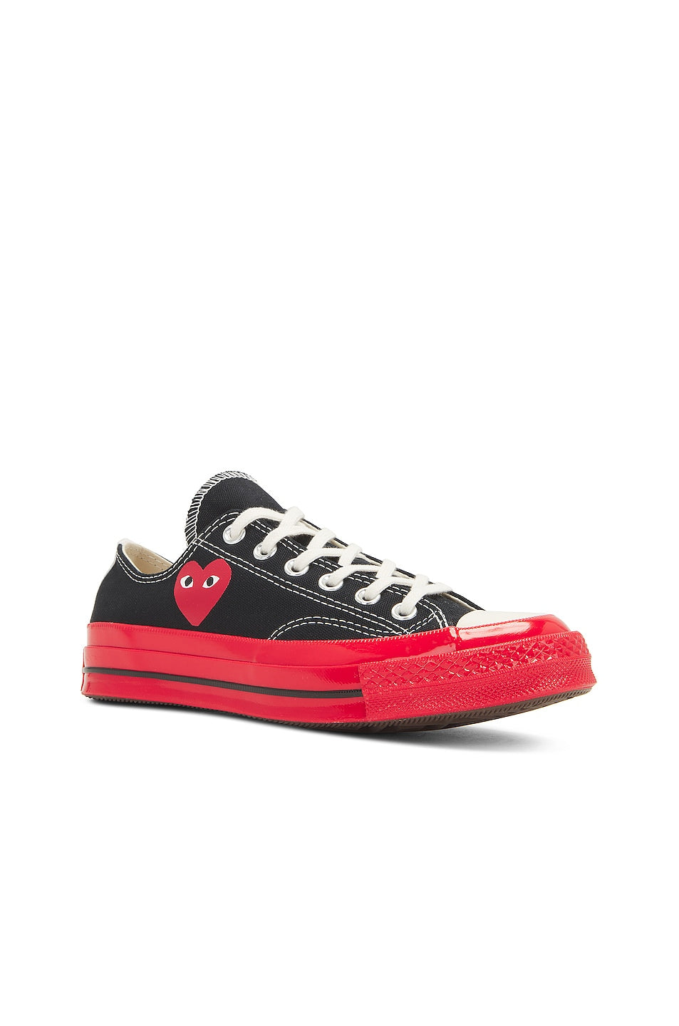 Converse Chuck Taylor All Star 70 Ox Comme des Garçons PLAY Egret Black Red