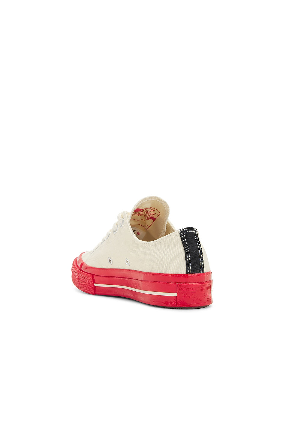 Converse Chuck Taylor All Star 70 Ox Comme des Garçons PLAY Egret White Red