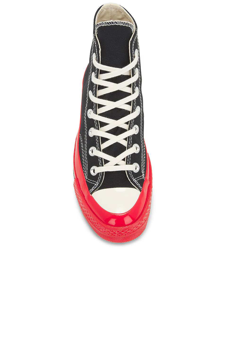 Converse Chuck Taylor All Star 70 Hi Comme des Garcons PLAY Egret Black Red