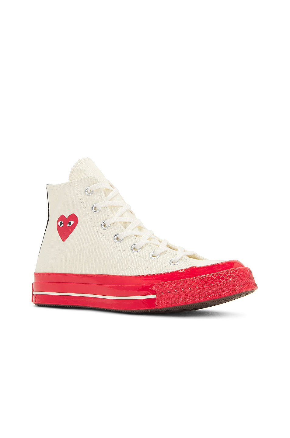 Converse Chuck Taylor All Star 70 Hi Comme des Garçons PLAY Egret Red
