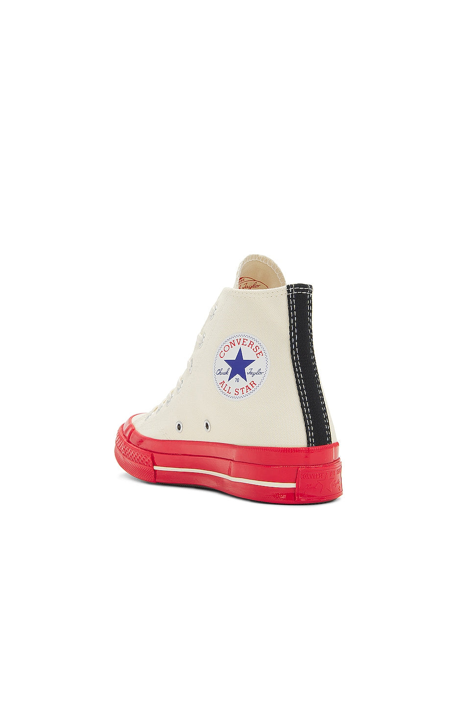 Converse Chuck Taylor All Star 70 Hi Comme des Garçons PLAY Egret Red