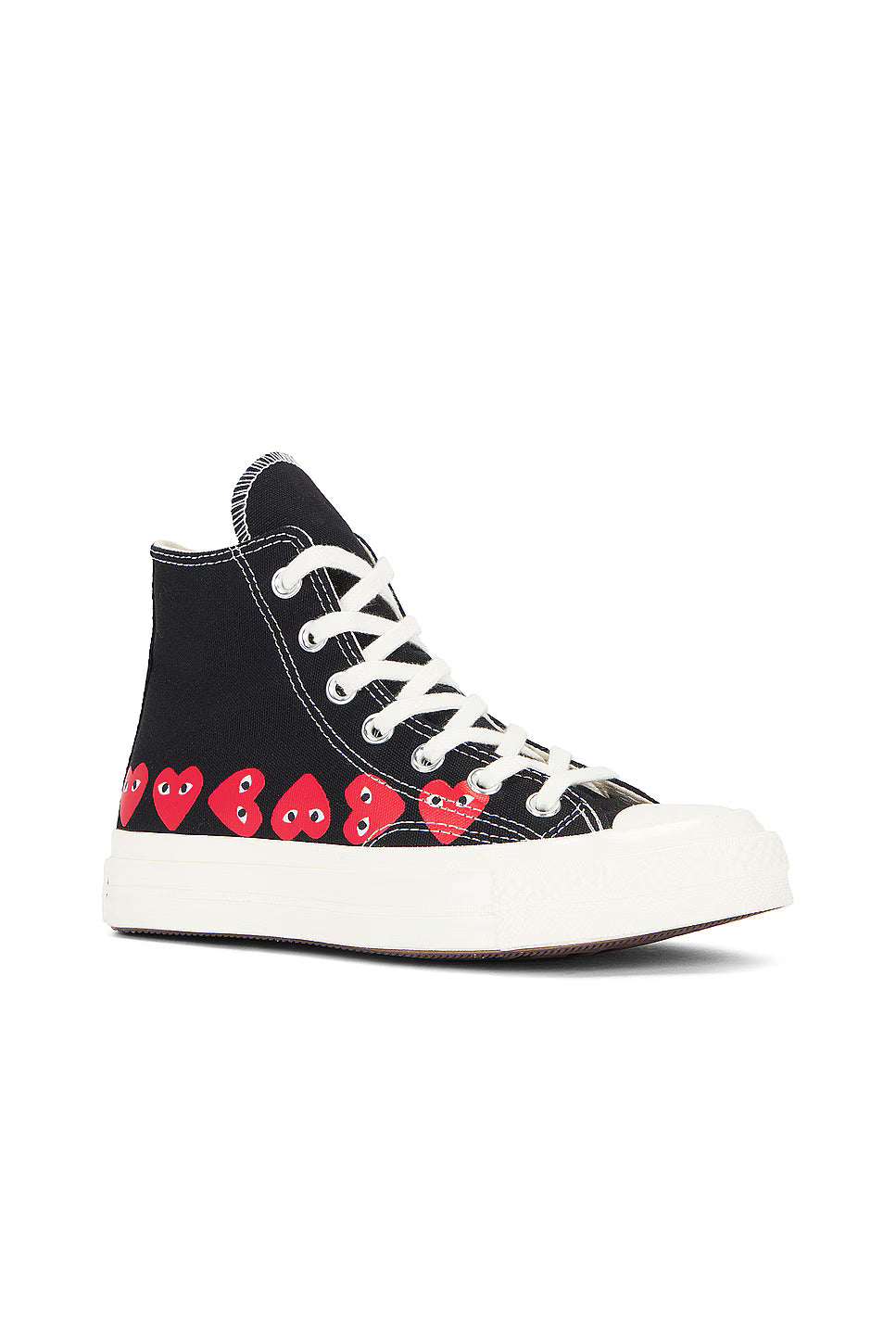 Converse Chuck Taylor All Star 70 Hi Comme des Garcons PLAY Black Multi Heart